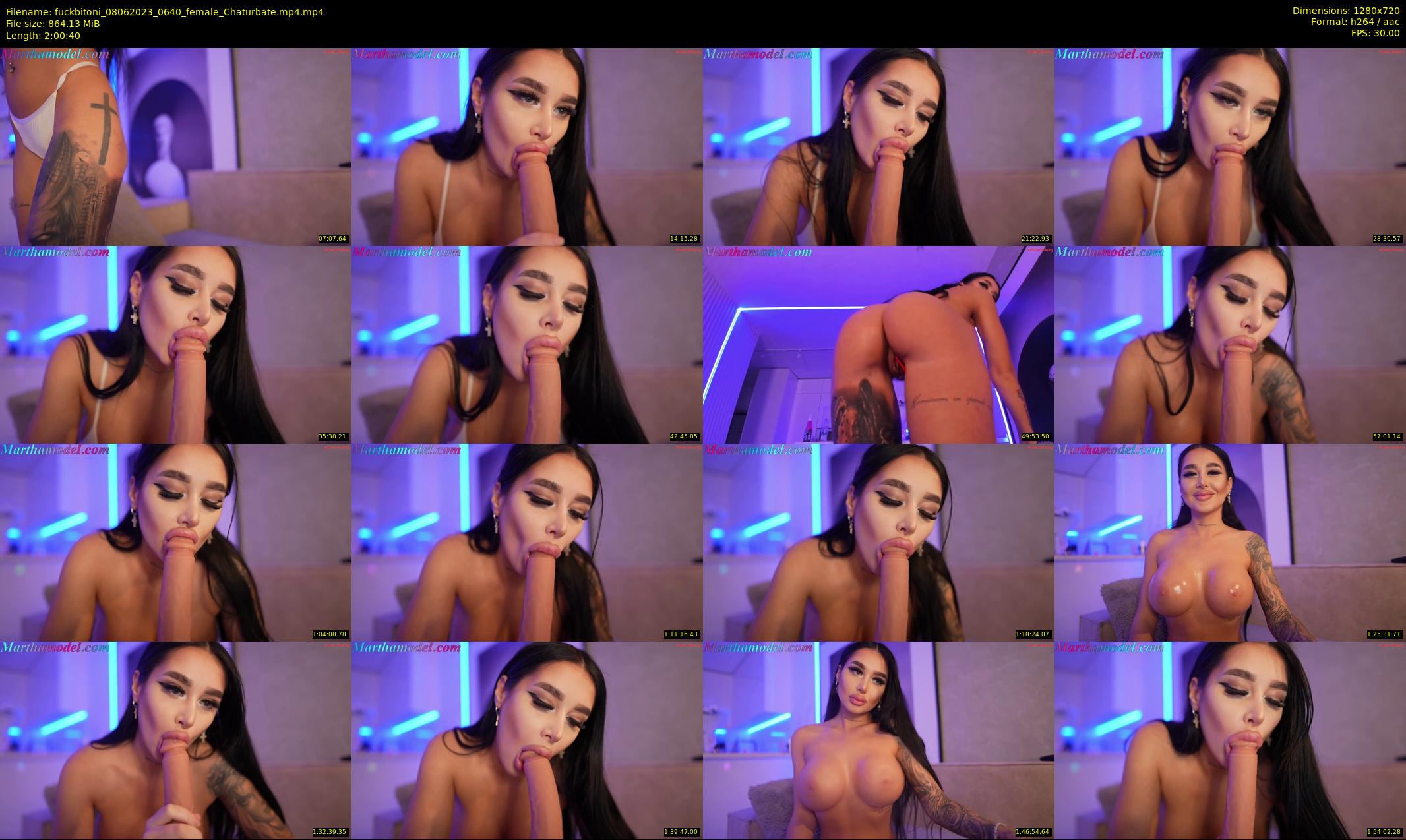 fuckbitoni — 121 minute Chaturbate couple cam show recording, 720p, Jun 8, 2023