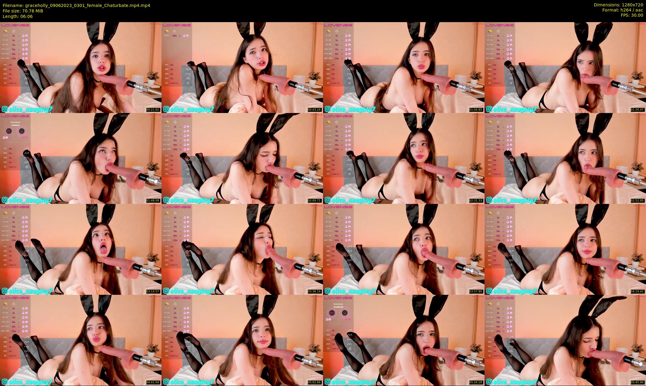 graceholly — 7 minute Chaturbate female cam show recording, 720p, Jun 9, 2023