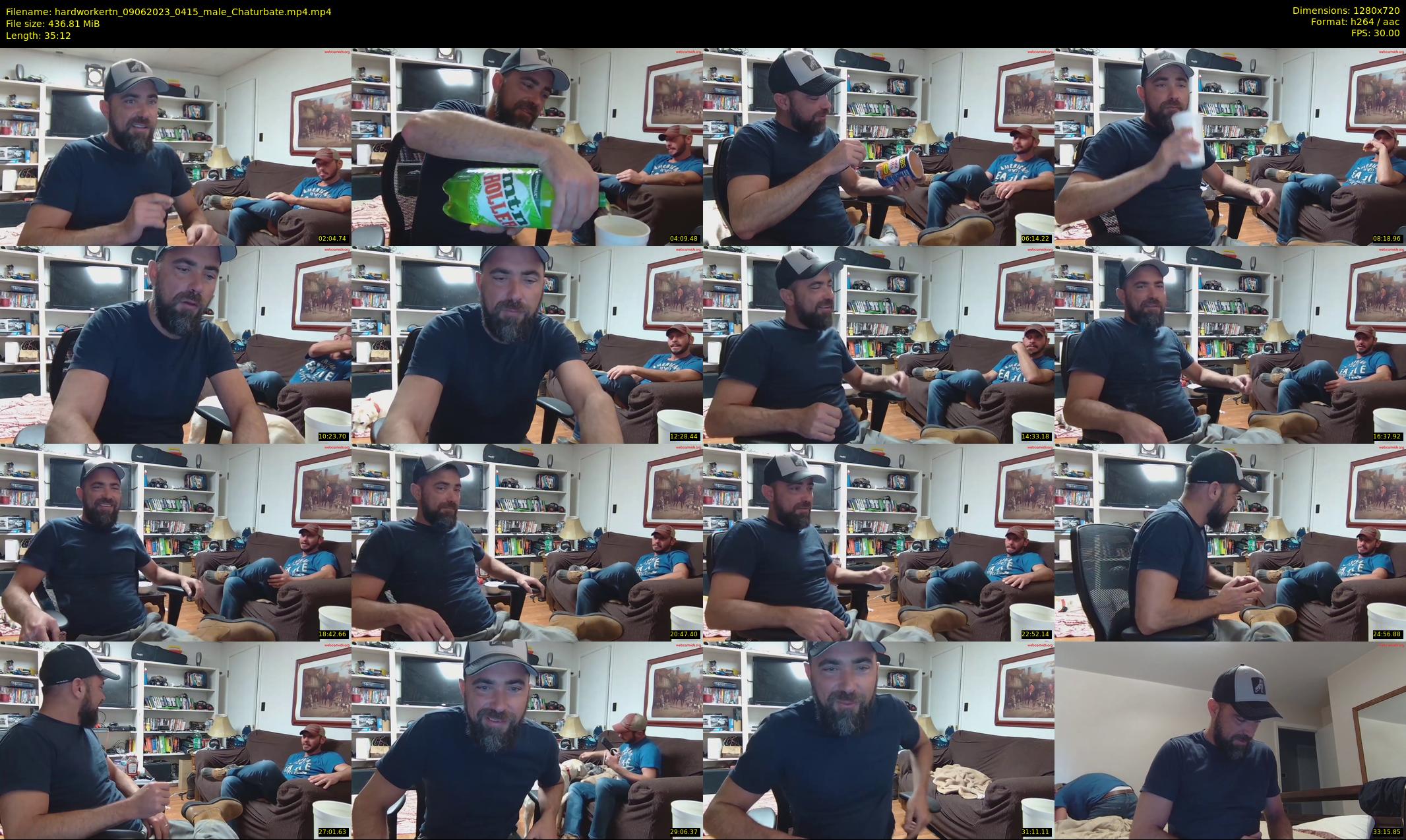 hardworkertn — 36 minute Chaturbate male cam show recording, 720p, Jun 9, 2023