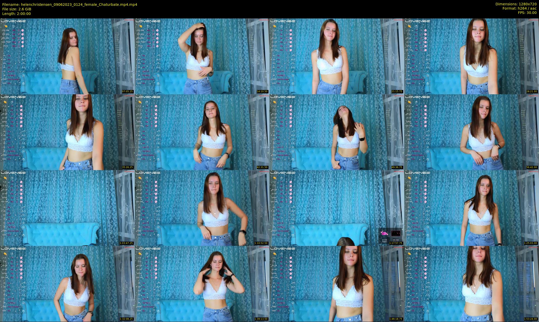 helenchristensen — 120 minute Chaturbate female cam show recording, 720p, Jun 9, 2023