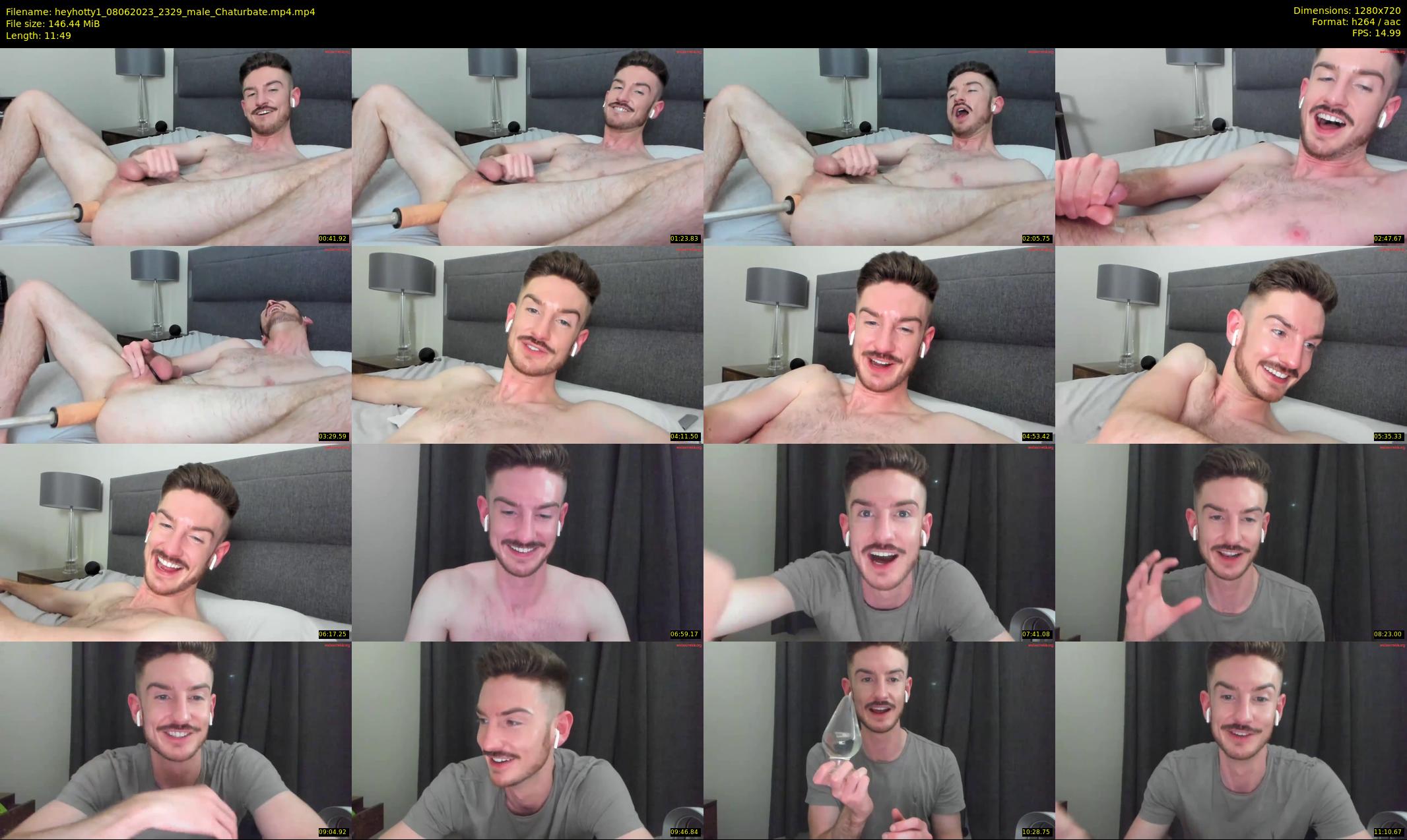 heyhotty1 — 12 minute Chaturbate male cam show recording, 720p, Jun 8, 2023