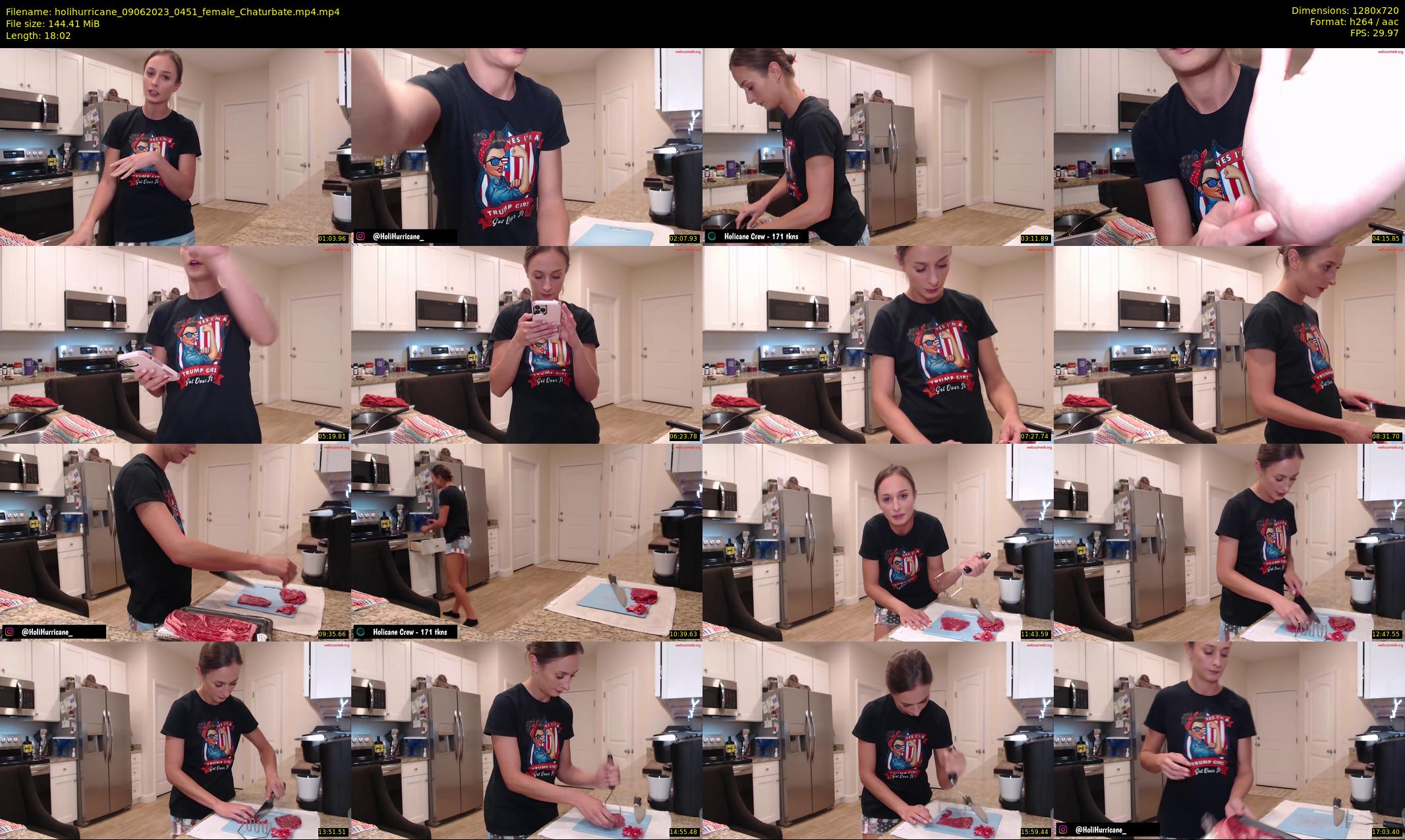 holihurricane — 19 minute Chaturbate female cam show recording, 720p, Jun 9, 2023