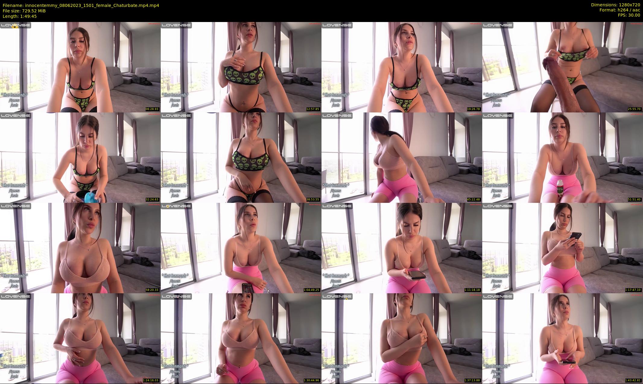 innocentemmy — 110 minute Chaturbate female cam show recording, 720p, Jun 8, 2023