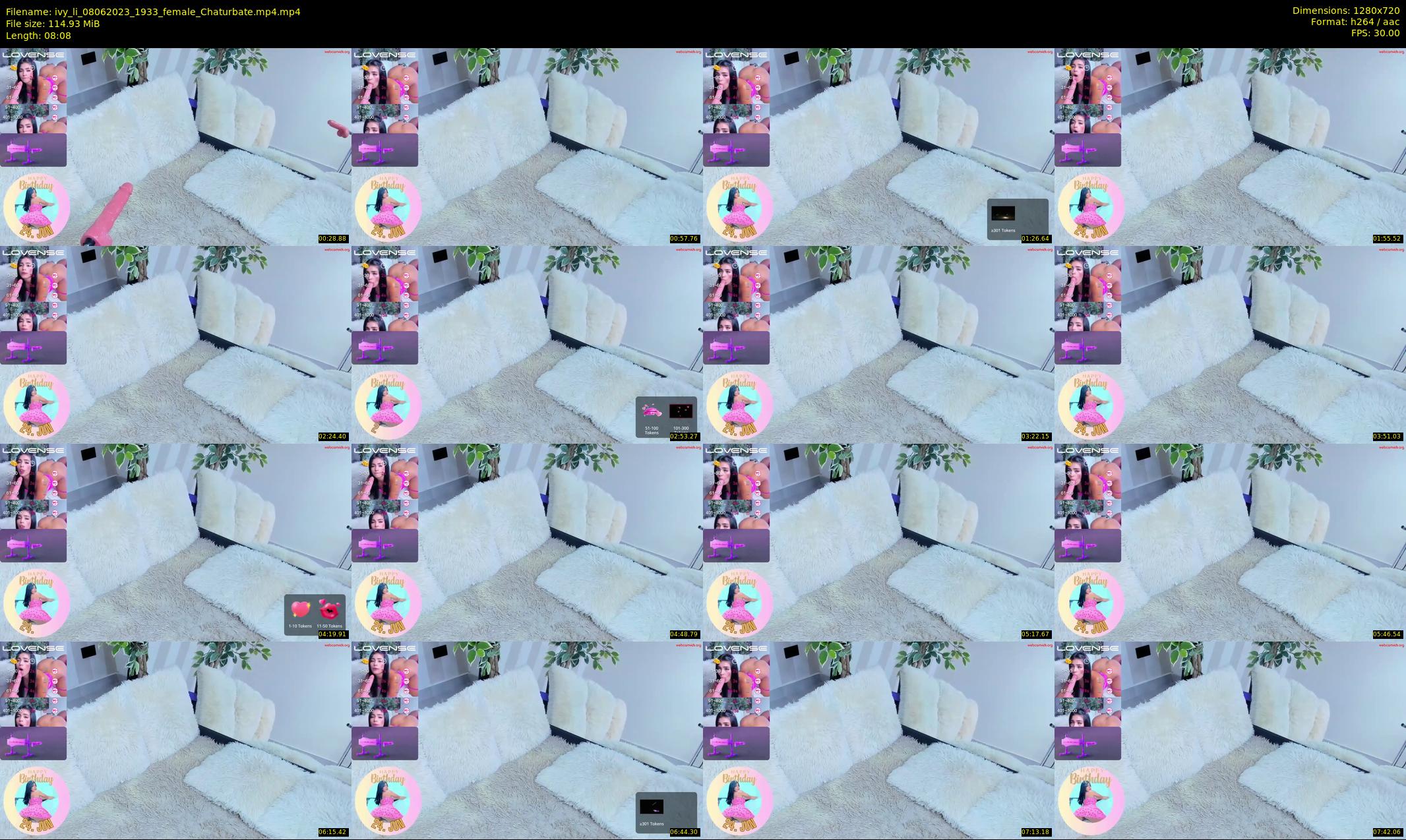 ivy_li — 9 minute Chaturbate female cam show recording, 720p, Jun 8, 2023
