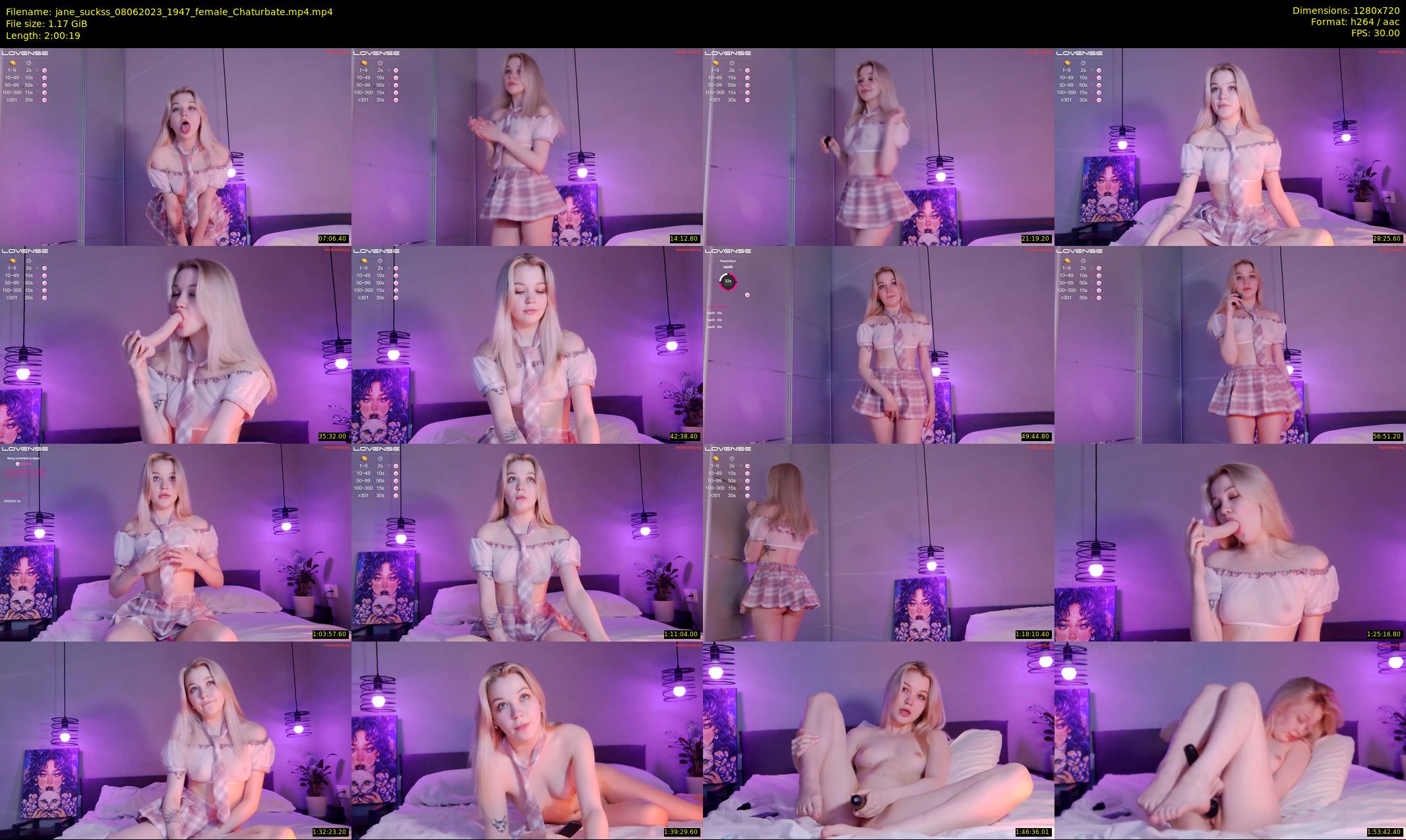 jane_suckss — 121 minute Chaturbate female cam show recording, 720p, Jun 8, 2023