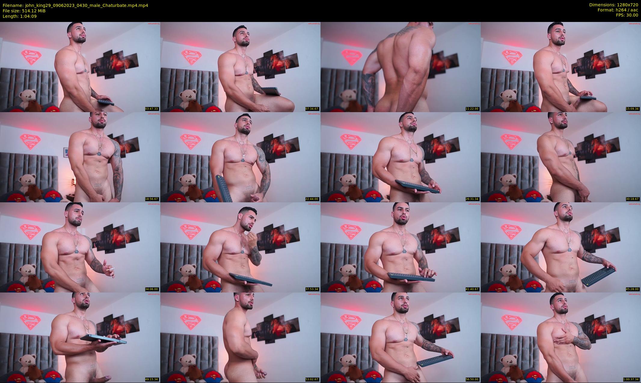 john_king29 — 65 minute Chaturbate male cam show recording, 720p, Jun 9, 2023