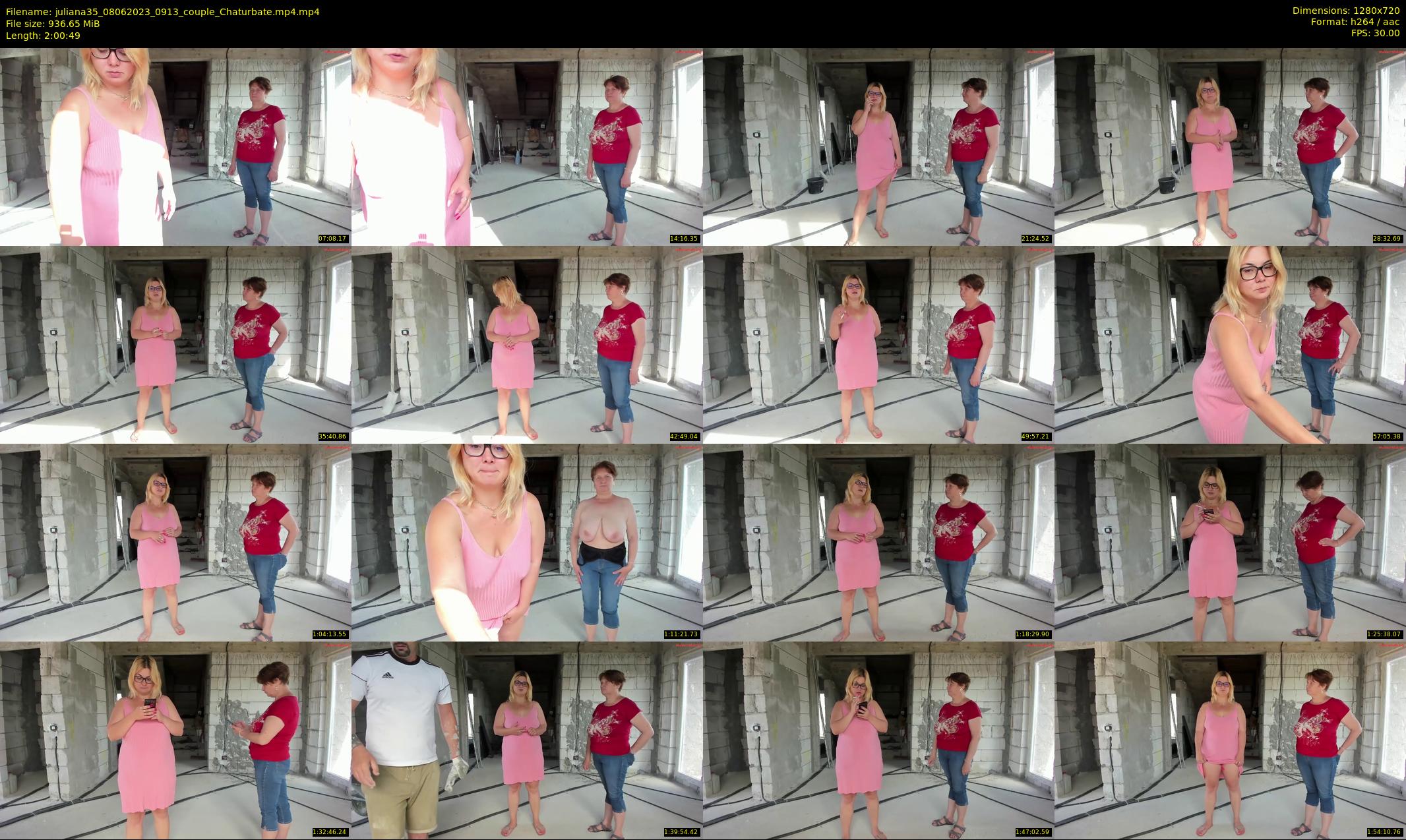 juliana35 — 121 minute Chaturbate couple cam show recording, 720p, Jun 8, 2023