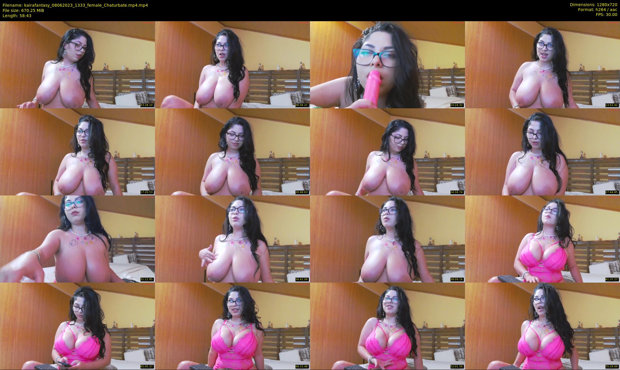 kairafantasy — 59 minute Chaturbate female cam show recording, 720p, Jun 8, 2023