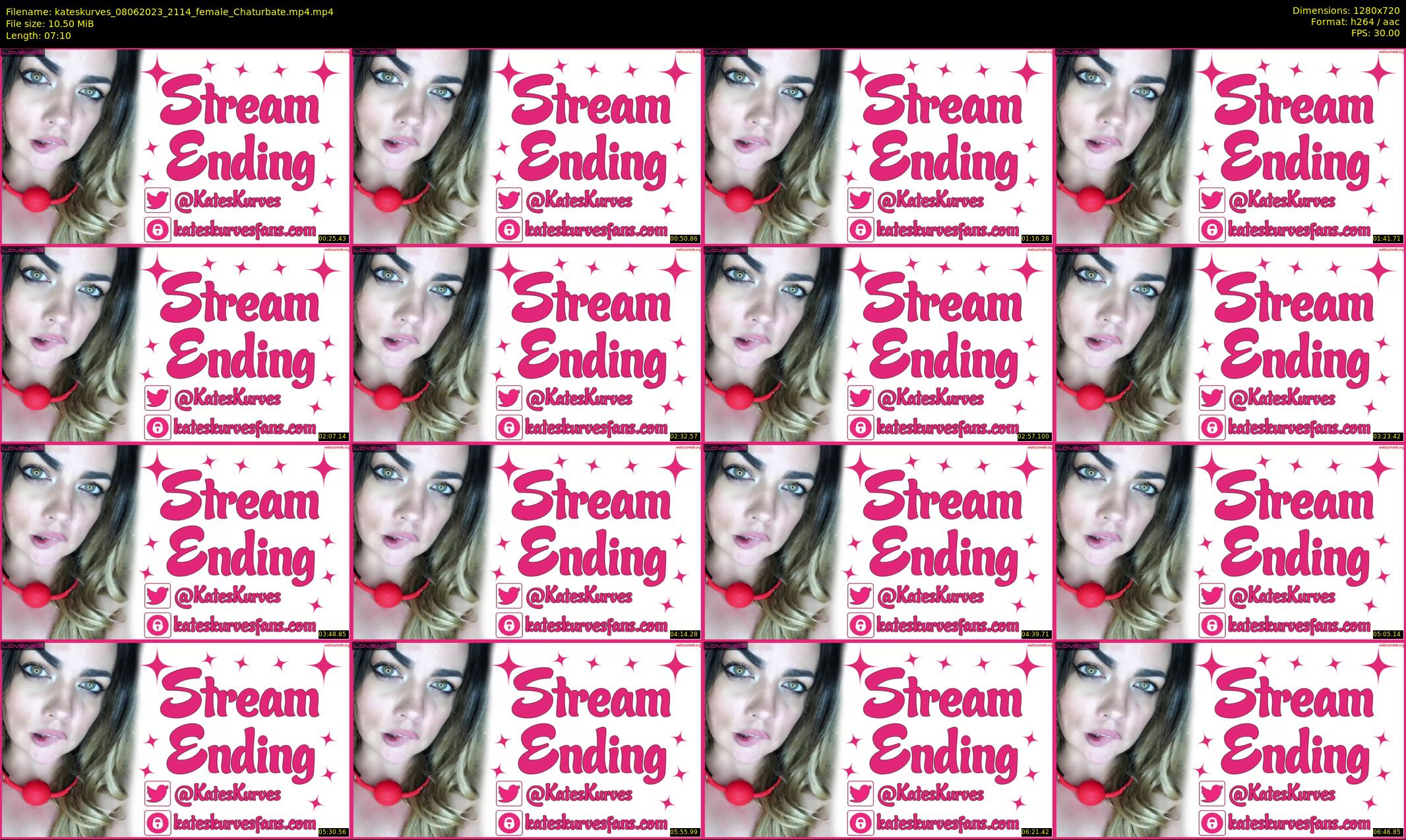 kateskurves — 8 minute Chaturbate female cam show recording, 720p, Jun 8, 2023