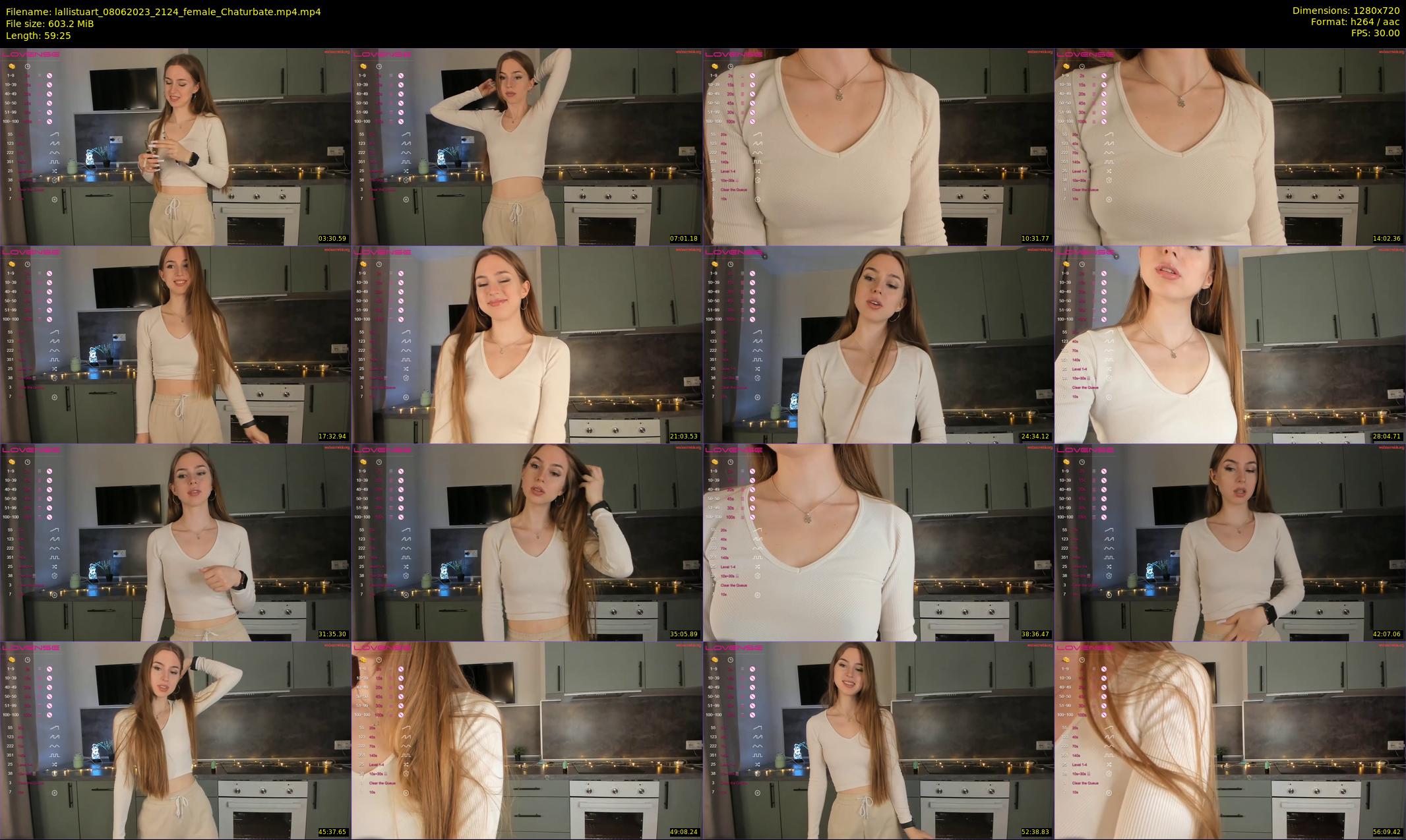 lallistuart — 60 minute Chaturbate female cam show recording, 720p, Jun 8, 2023