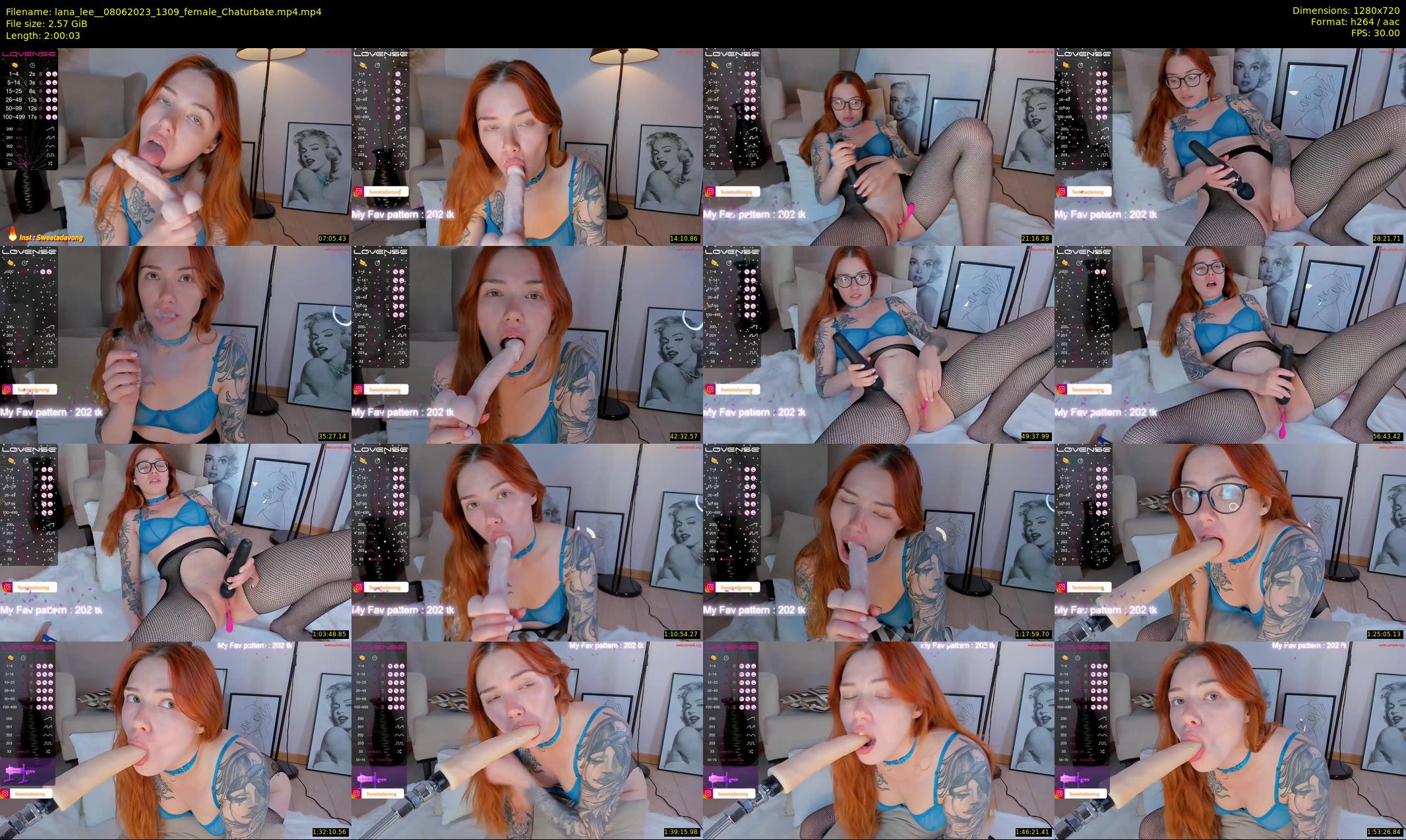 lana_lee_ — 121 minute Chaturbate female cam show recording, 720p, Jun 8, 2023
