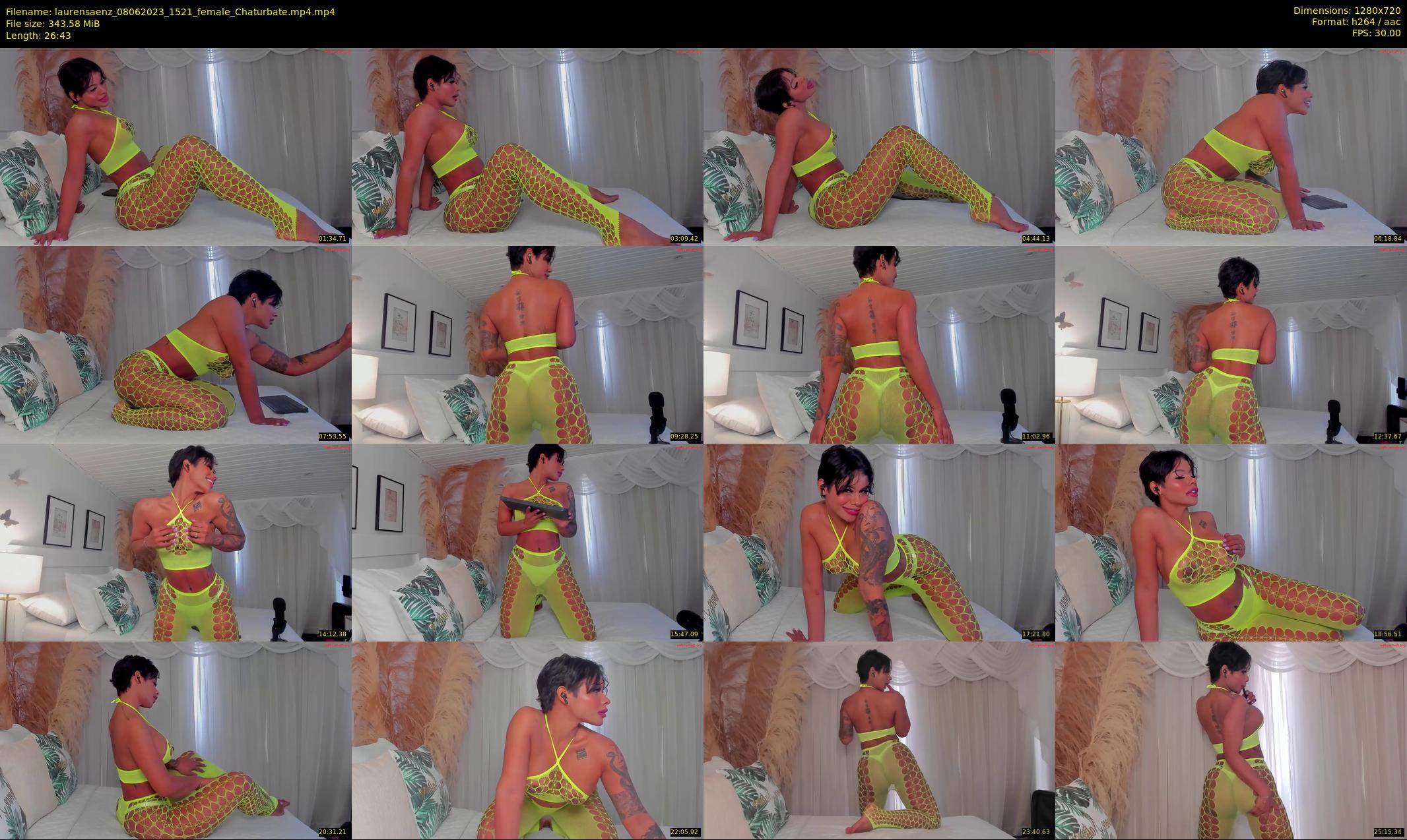 laurensaenz — 27 minute Chaturbate female cam show recording, 720p, Jun 8, 2023