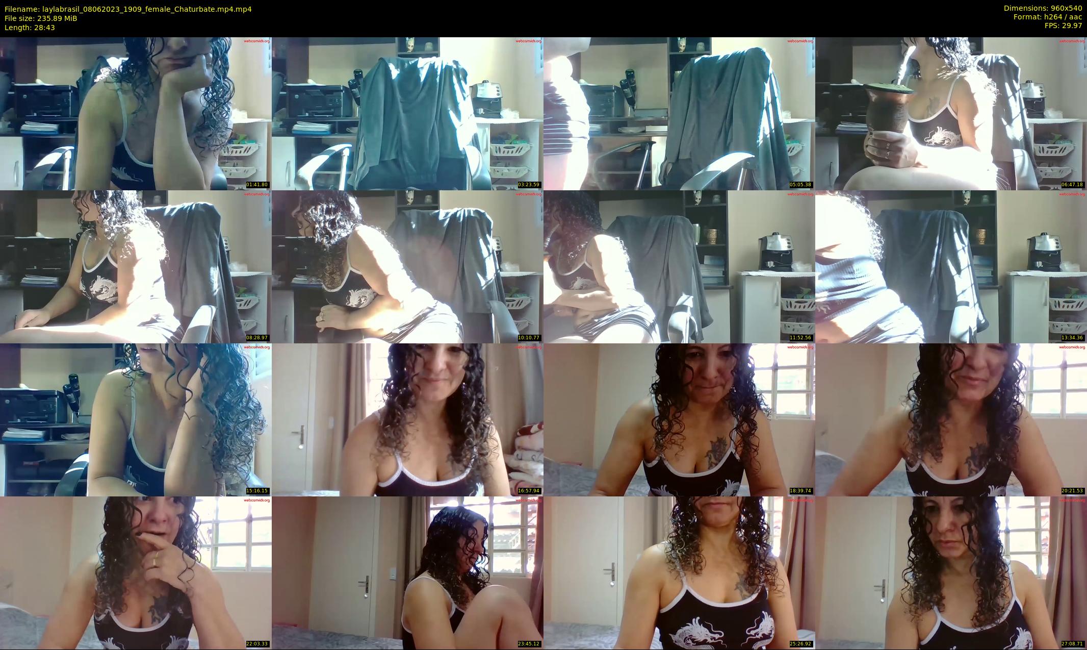 laylabrasil — 29 minute Chaturbate female cam show recording, 480p, Jun 8, 2023