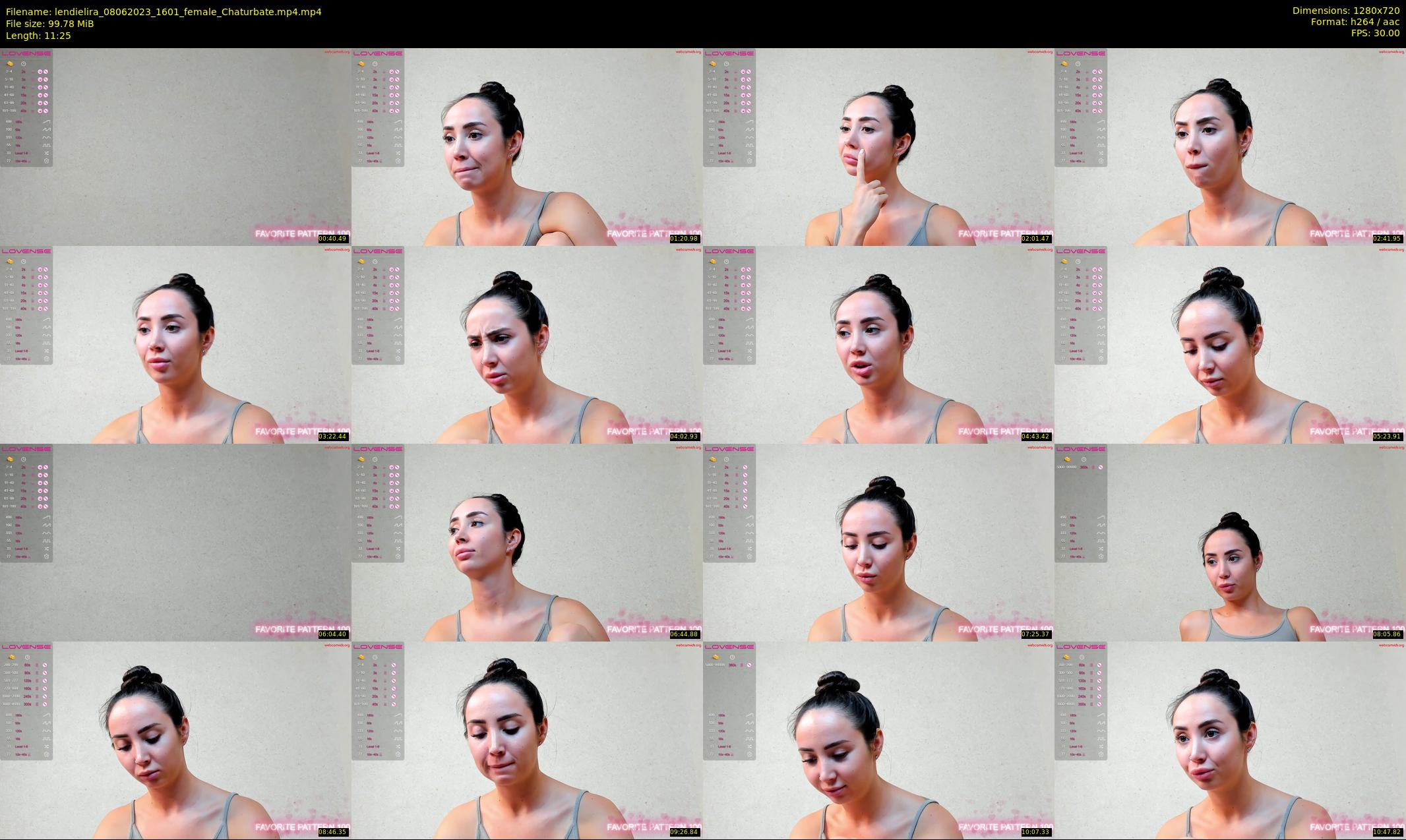 lendielira — 12 minute Chaturbate female cam show recording, 720p, Jun 8, 2023
