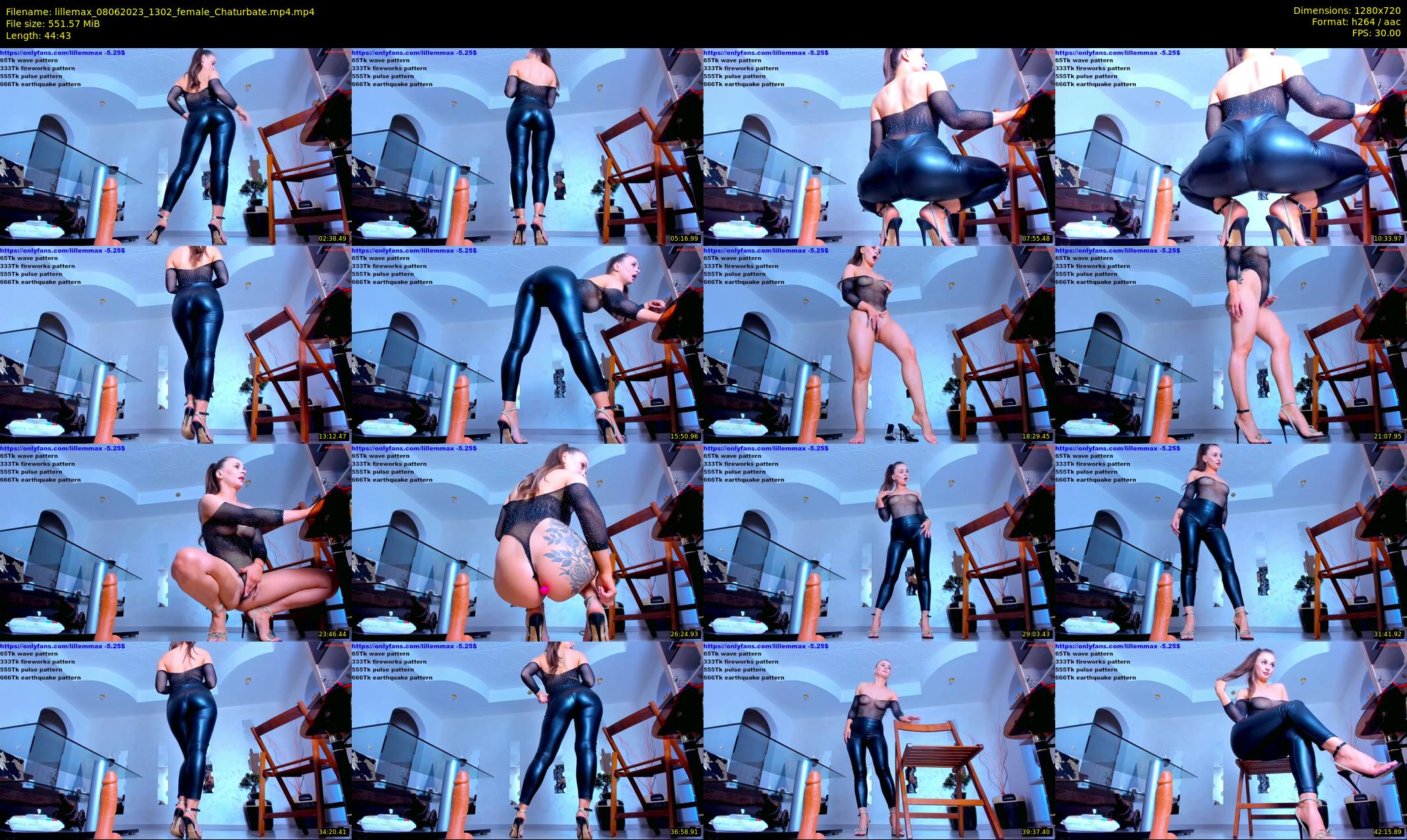 lillemax — 45 minute Chaturbate female cam show recording, 720p, Jun 8, 2023