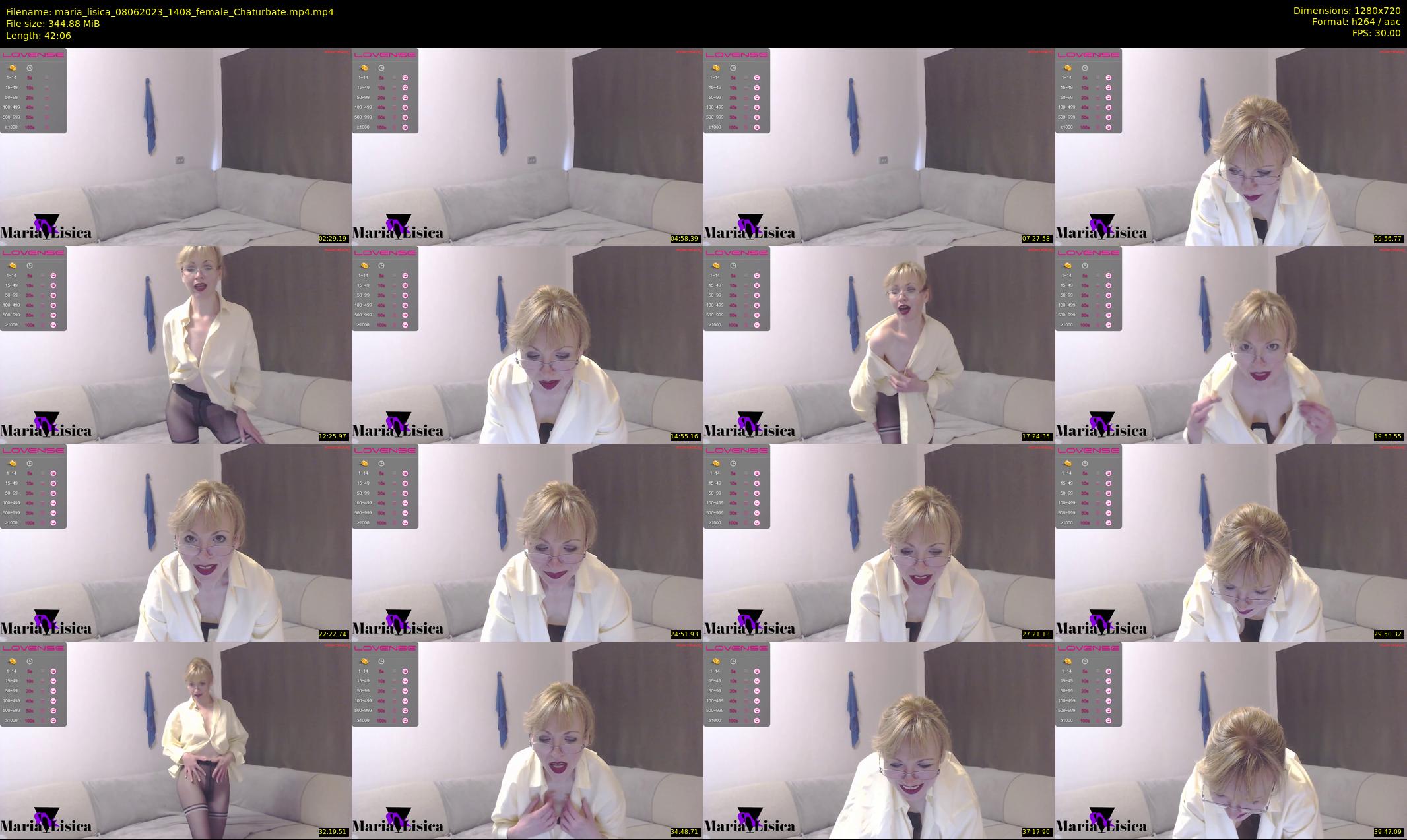 maria_lisica — 43 minute Chaturbate female cam show recording, 720p, Jun 8, 2023