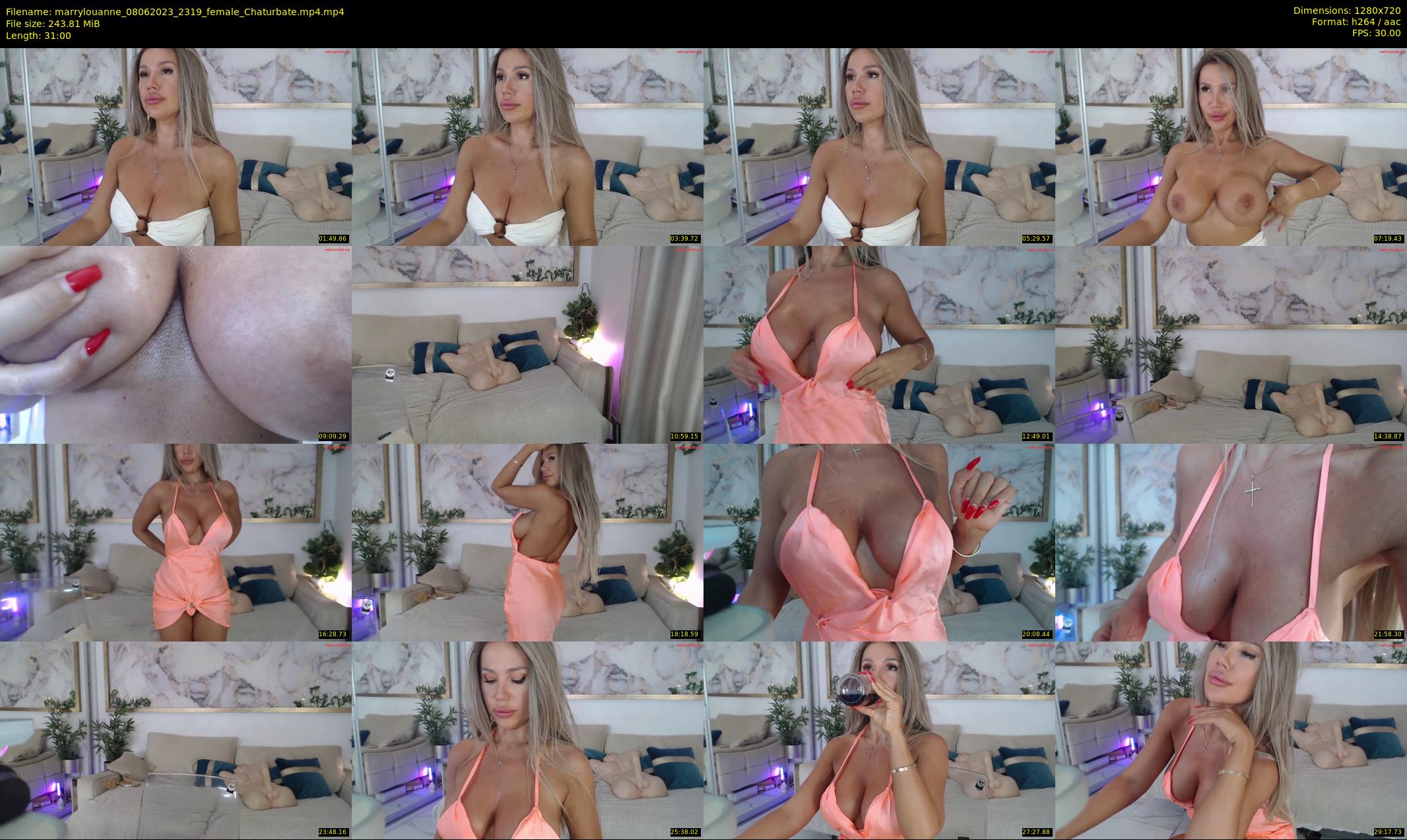 marrylouanne — 31 minute Chaturbate female cam show recording, 720p, Jun 8, 2023