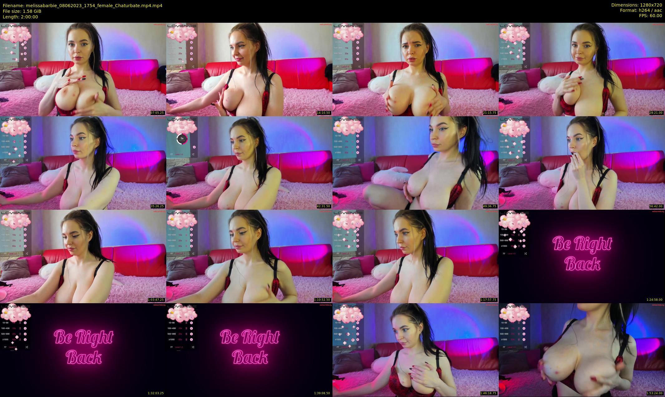 melissabarbie — 120 minute Chaturbate couple cam show recording, 720p, Jun 8, 2023