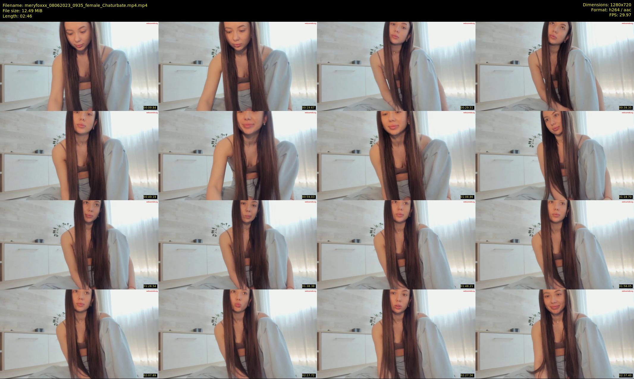 meryfoxxx — 3 minute Chaturbate female cam show recording, 720p, Jun 8, 2023