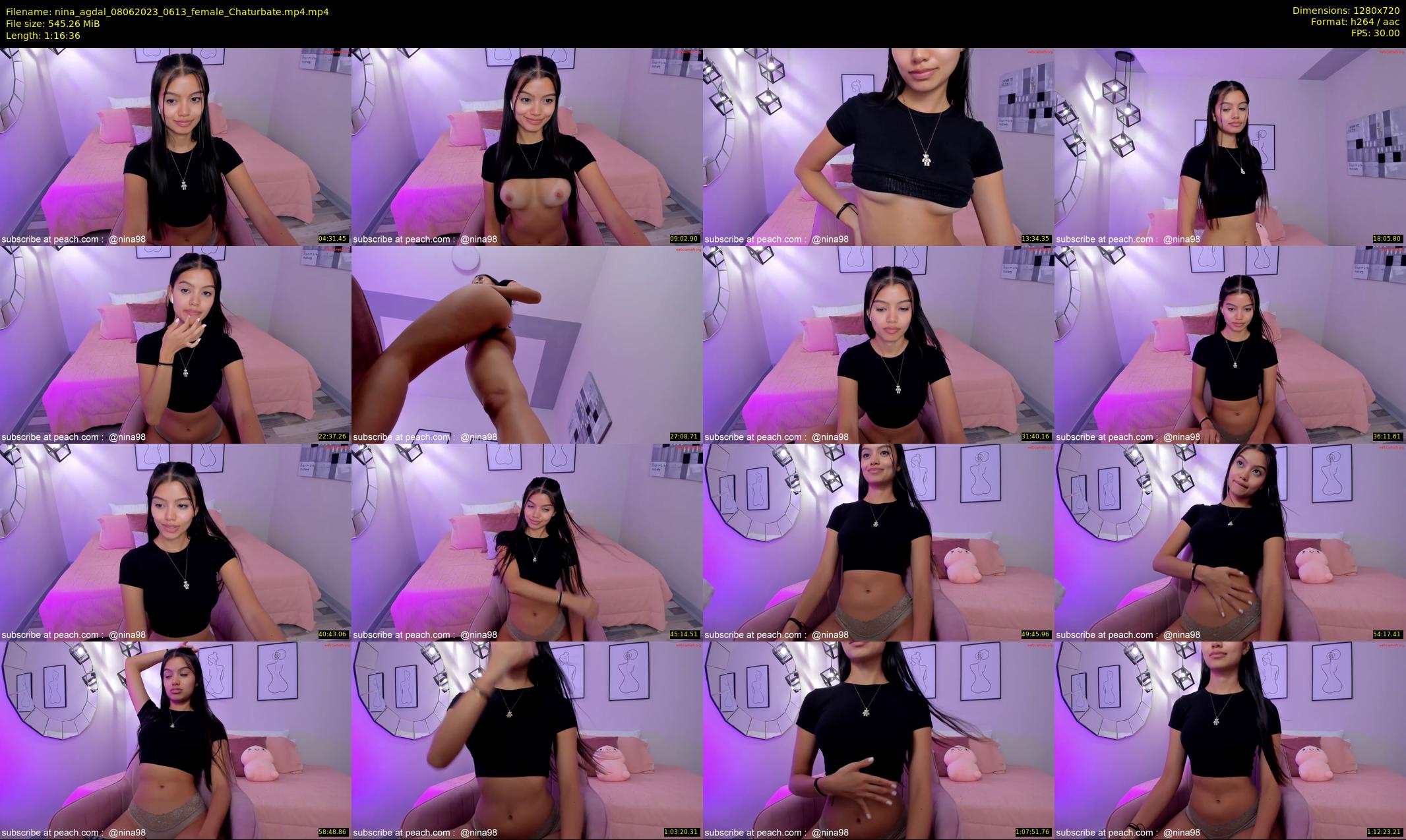 nina_agdal — 77 minute Chaturbate female cam show recording, 720p, Jun 8, 2023