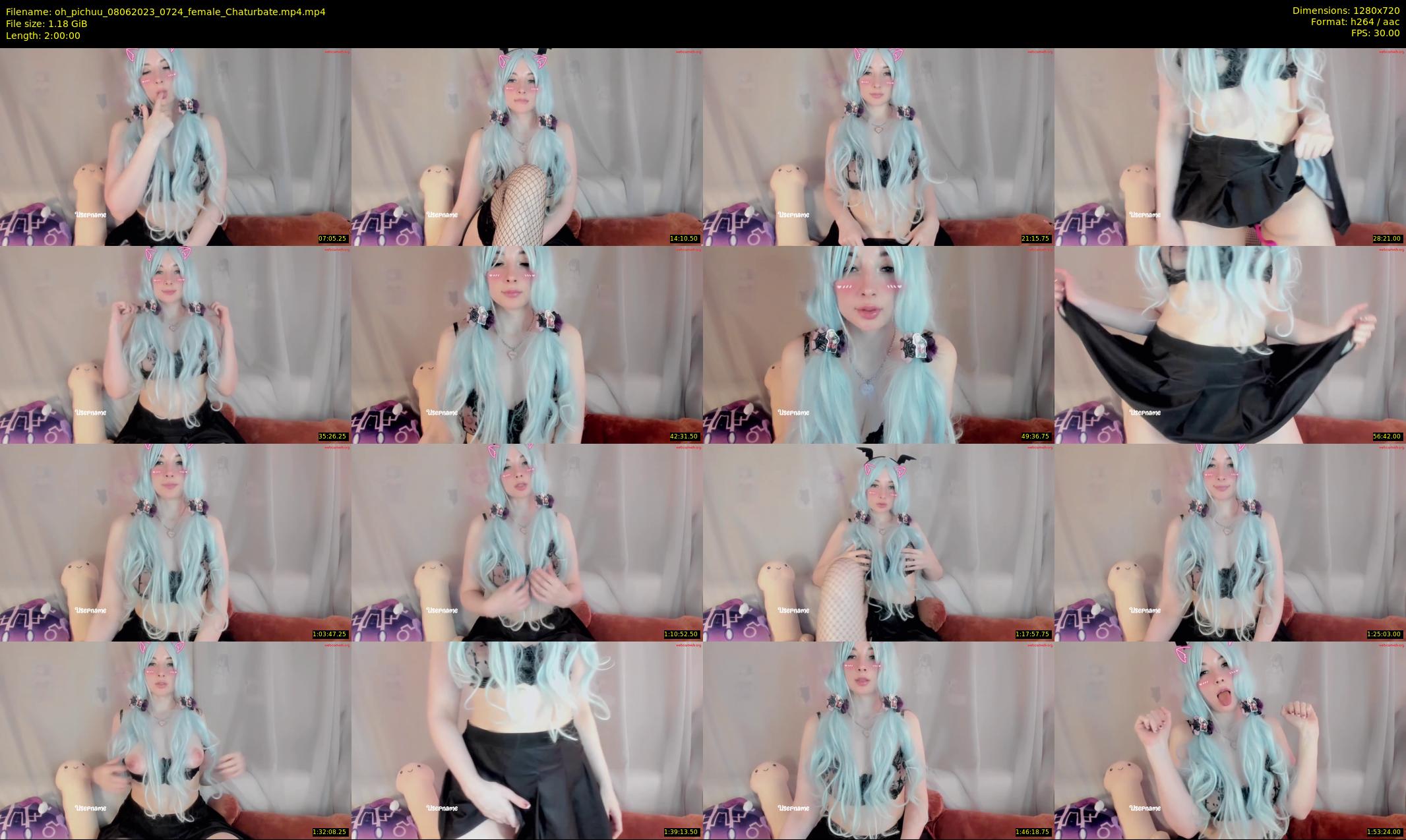 oh_pichuu — 120 minute Chaturbate female cam show recording, 720p, Jun 8, 2023
