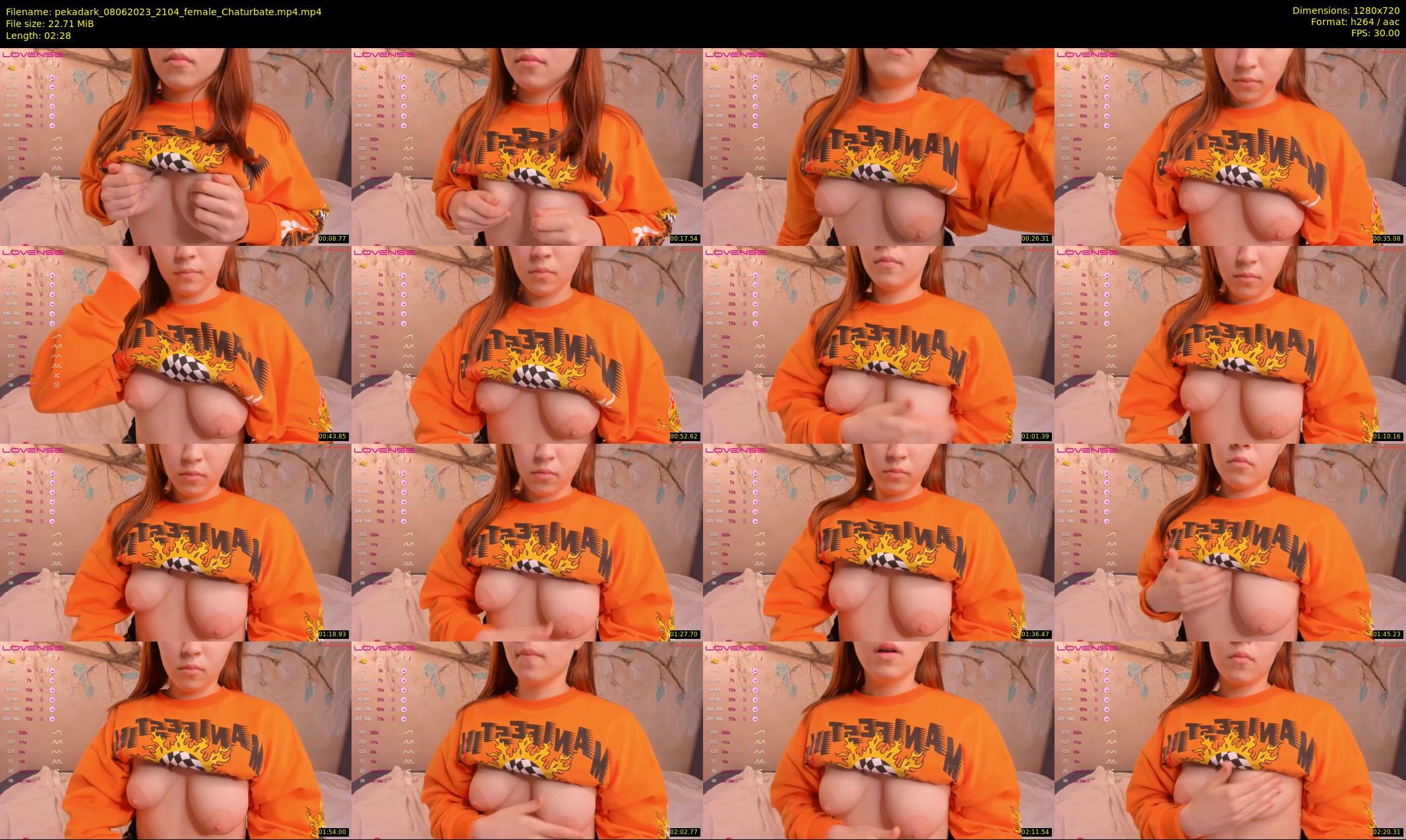 pekadark — 3 minute Chaturbate female cam show recording, 720p, Jun 8, 2023