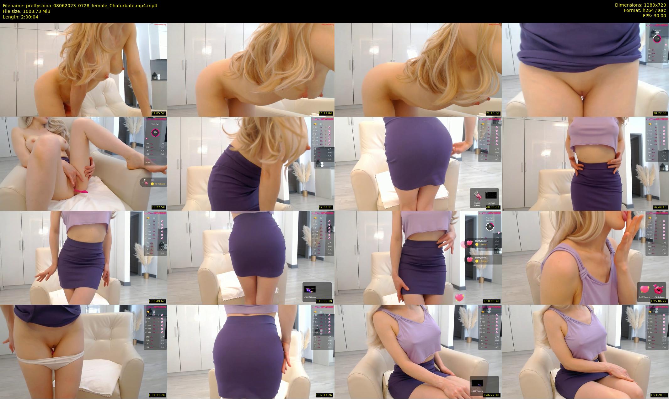 prettyshina — 121 minute Chaturbate female cam show recording, 720p, Jun 8, 2023