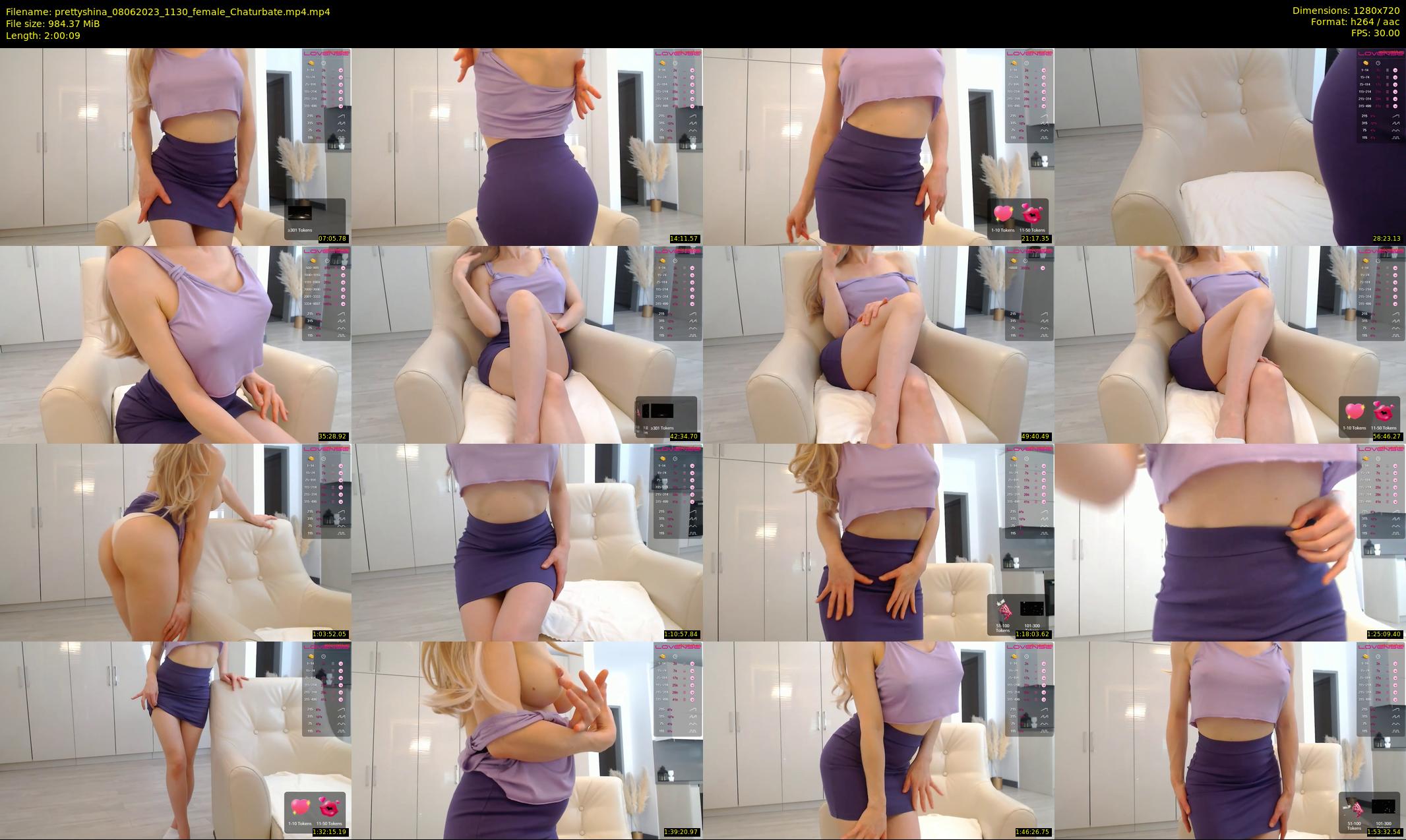 prettyshina — 121 minute Chaturbate female cam show recording, 720p, Jun 8, 2023