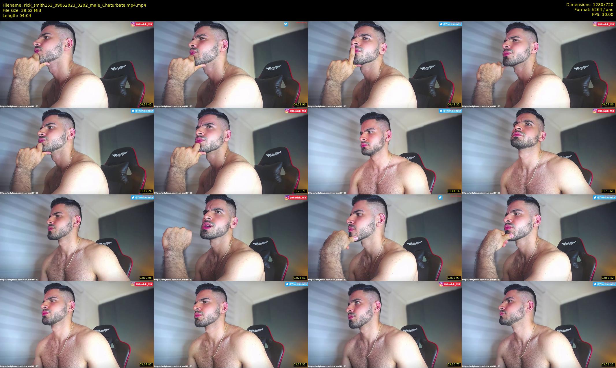 rick_smith153 — 5 minute Chaturbate male cam show recording, 720p, Jun 9, 2023
