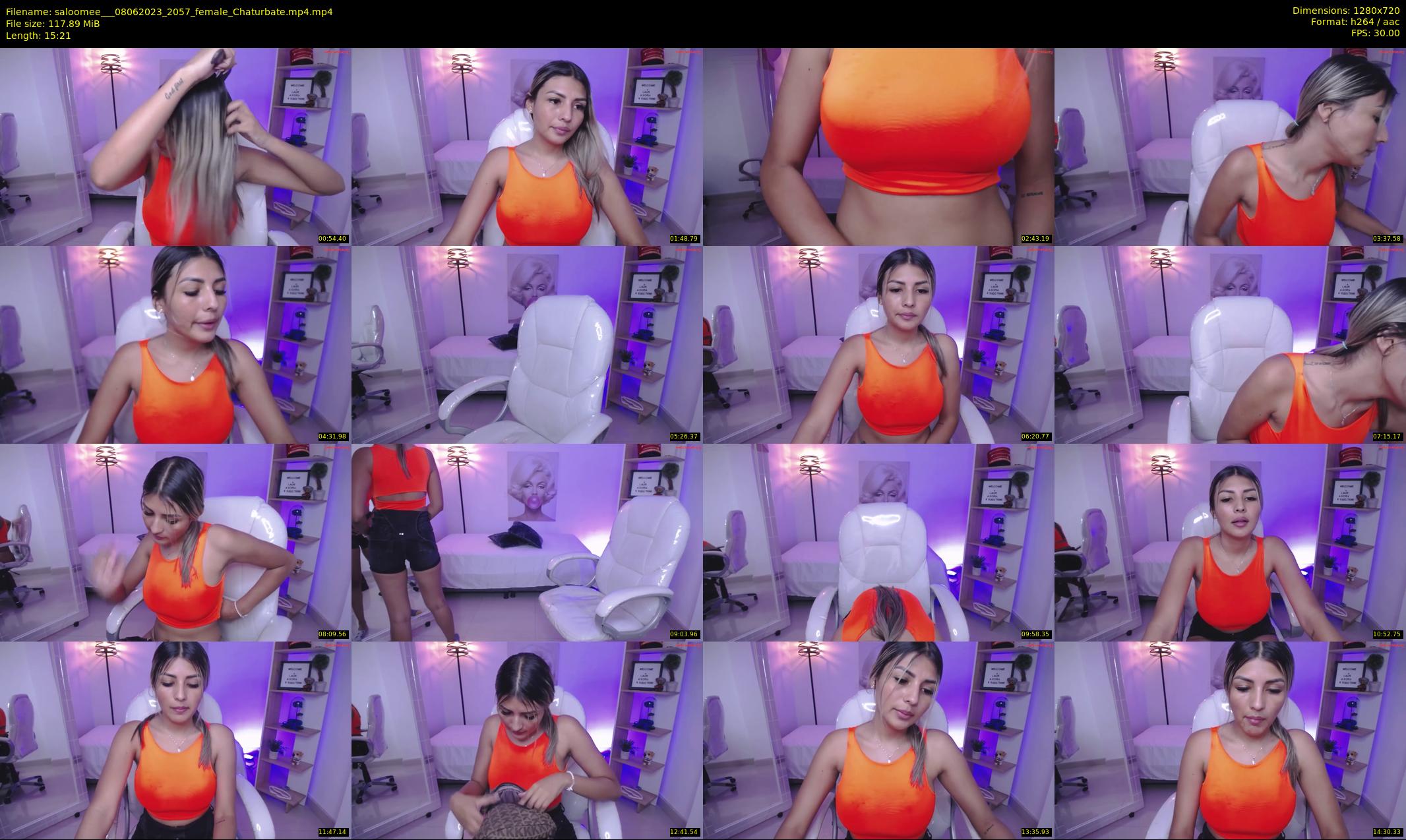 saloomee__ — 16 minute Chaturbate female cam show recording, 720p, Jun 8, 2023
