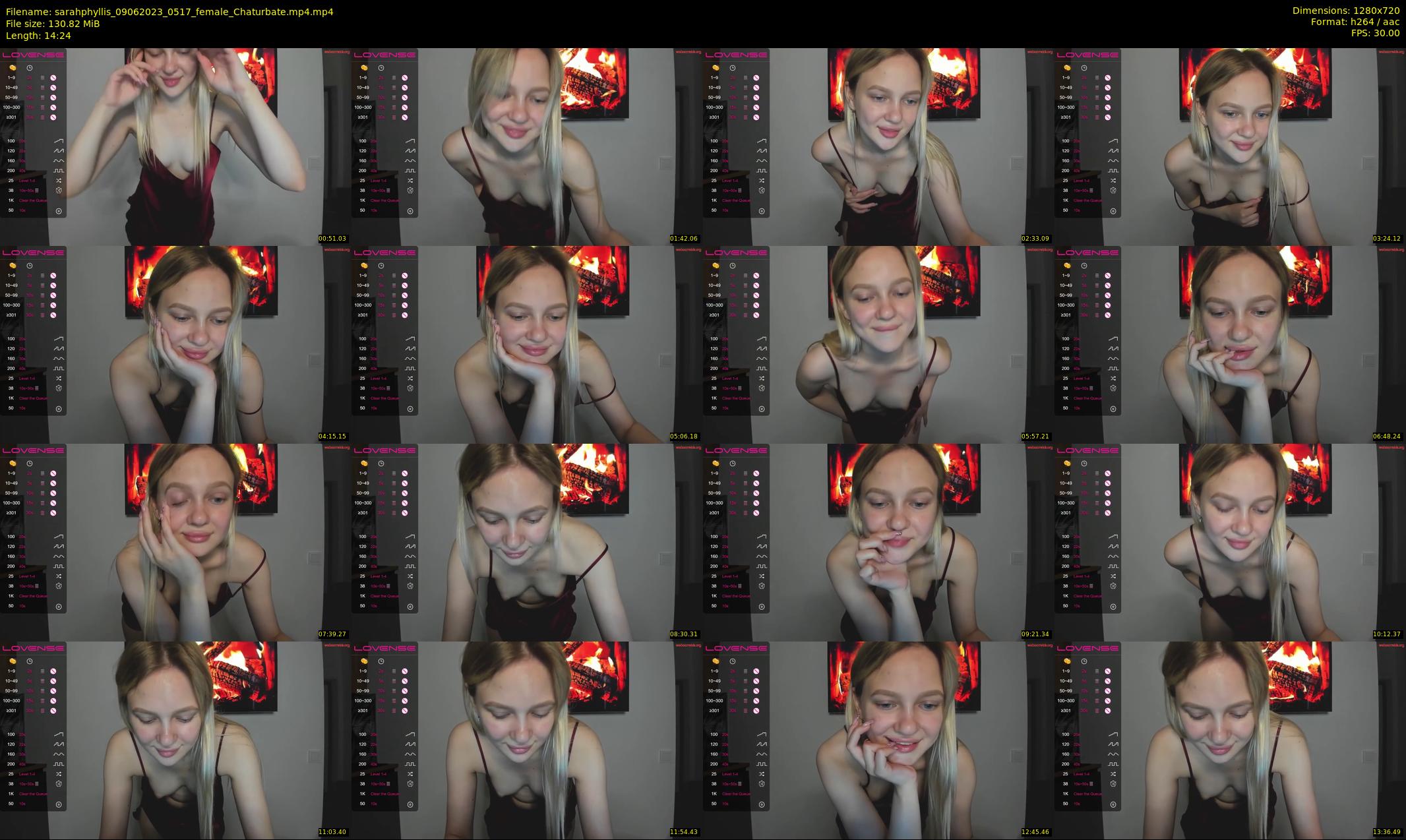 sarahphyllis — 15 minute Chaturbate female cam show recording, 720p, Jun 9, 2023
