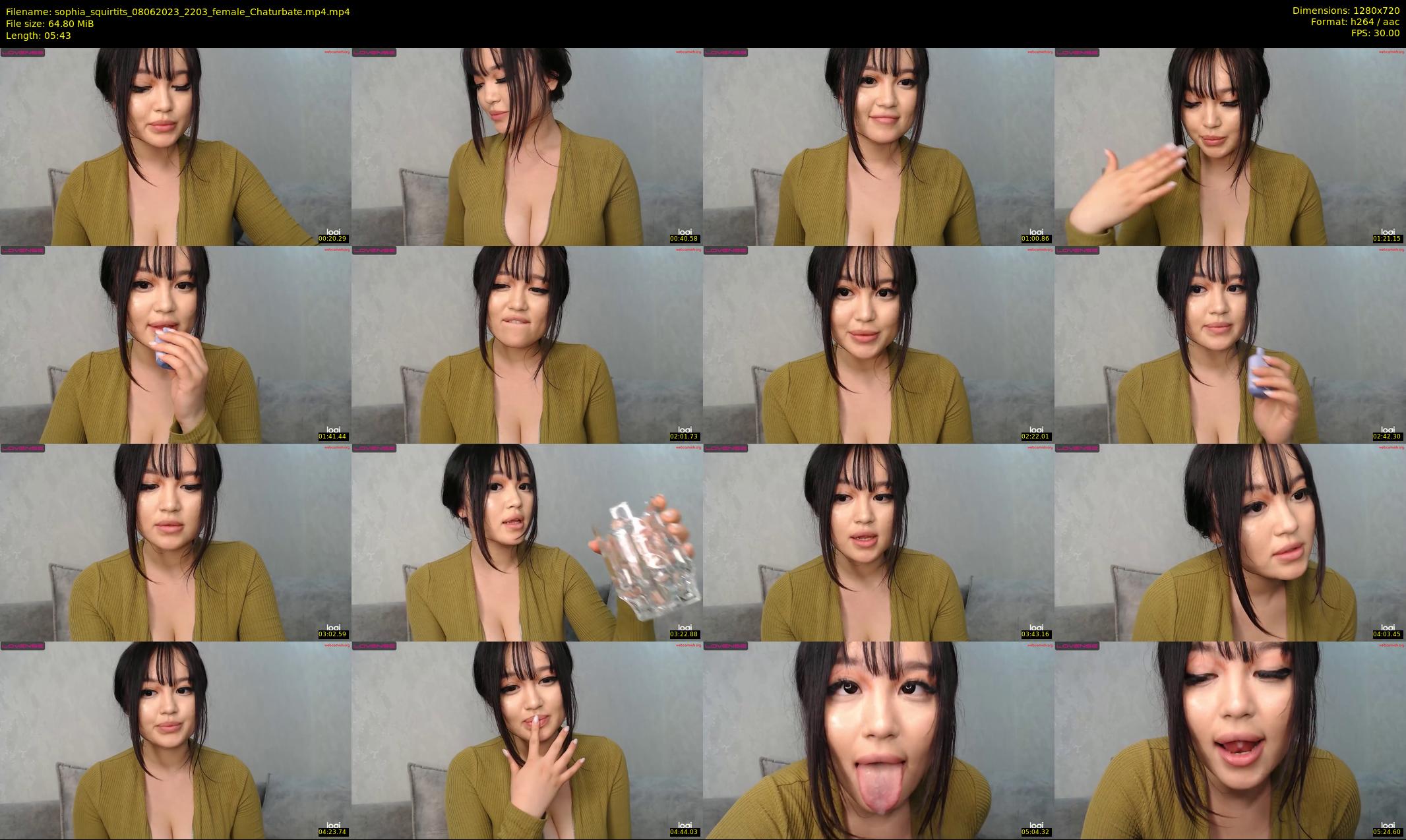 sophia_squirtits — 6 minute Chaturbate female cam show recording, 720p, Jun 8, 2023