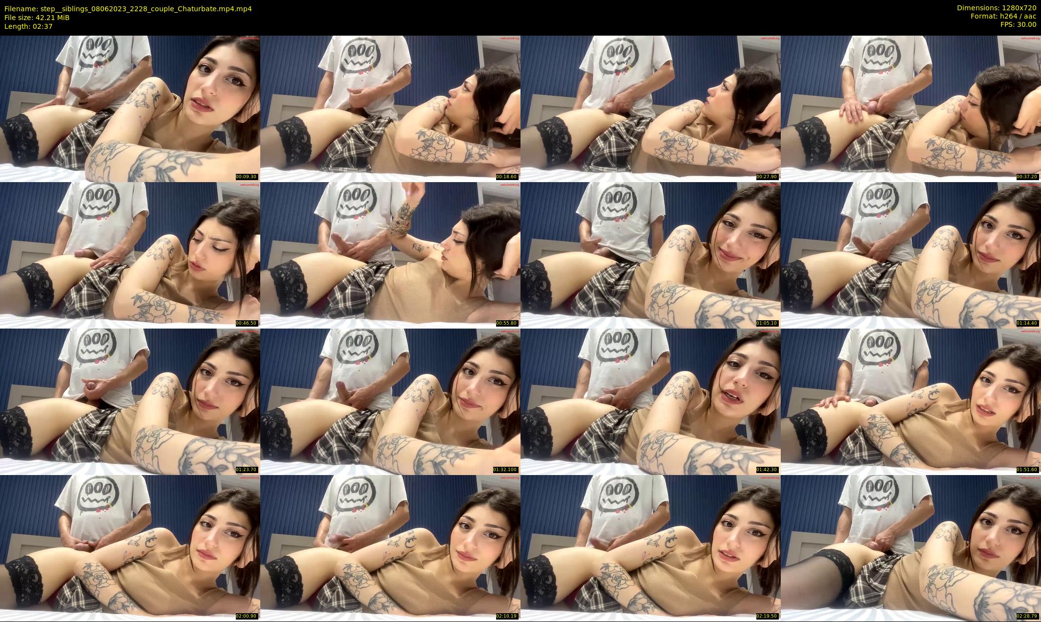 step__siblings — 3 minute Chaturbate couple cam show recording, 720p, Jun 8, 2023