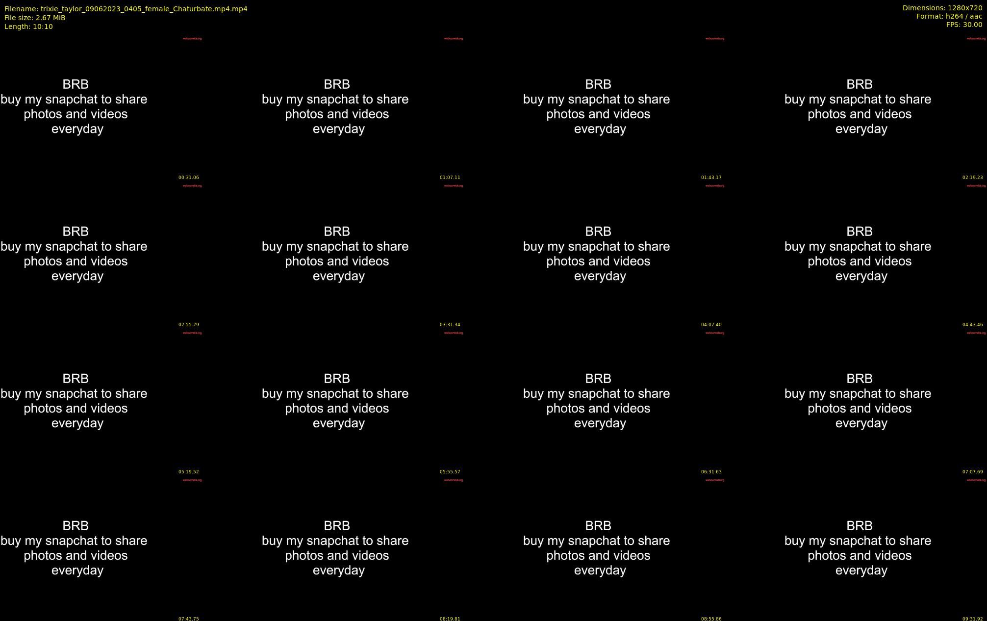 trixie_taylor — 11 minute Chaturbate female cam show recording, 720p, Jun 9, 2023