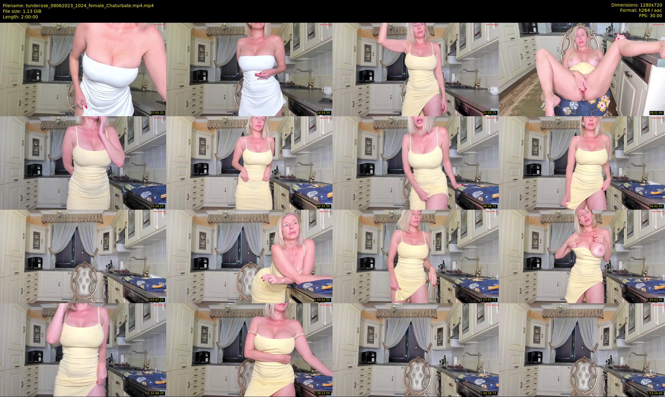tunderose — 120 minute Chaturbate female cam show recording, 720p, Jun 8, 2023