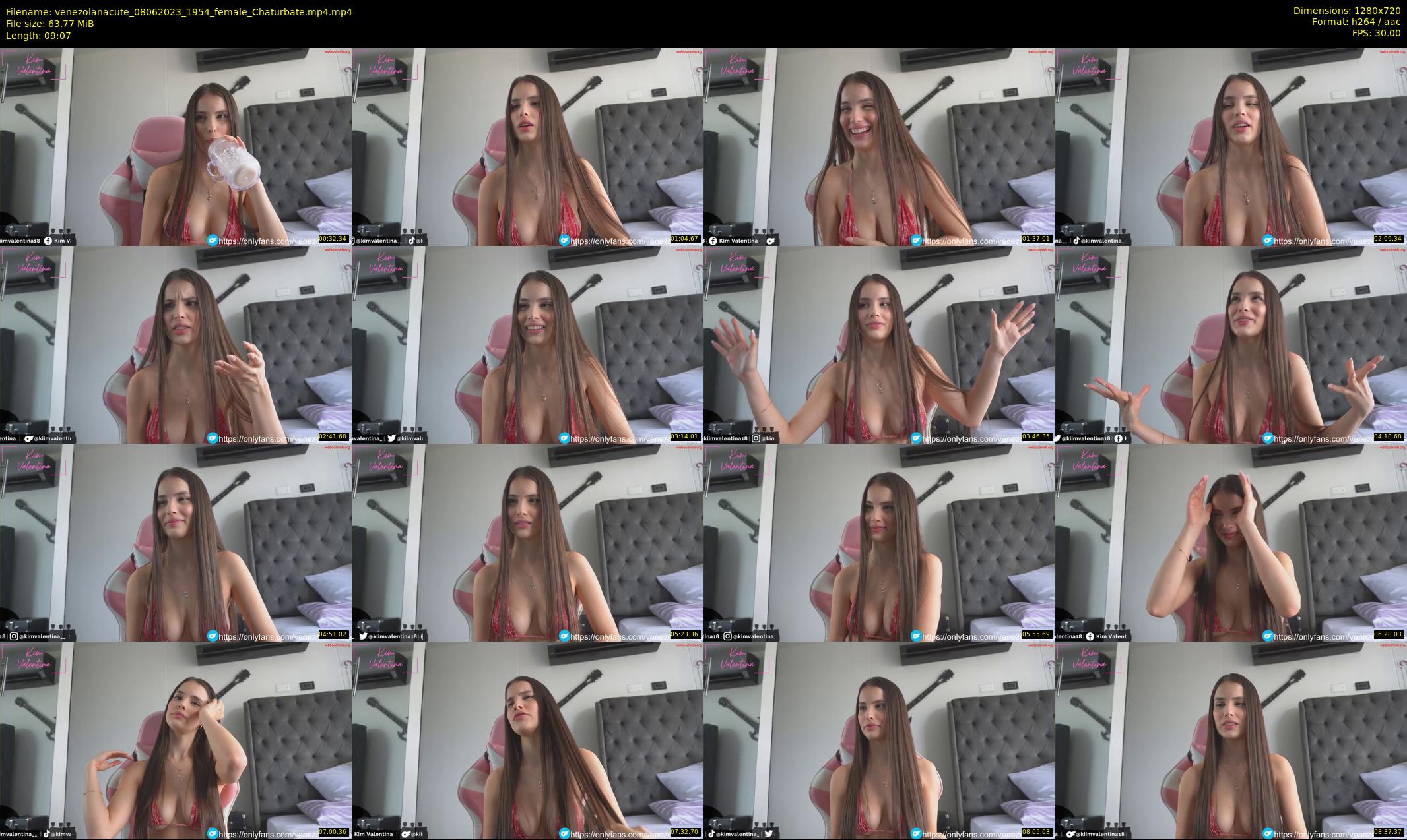 venezolanacute — 10 minute Chaturbate female cam show recording, 720p, Jun 8, 2023