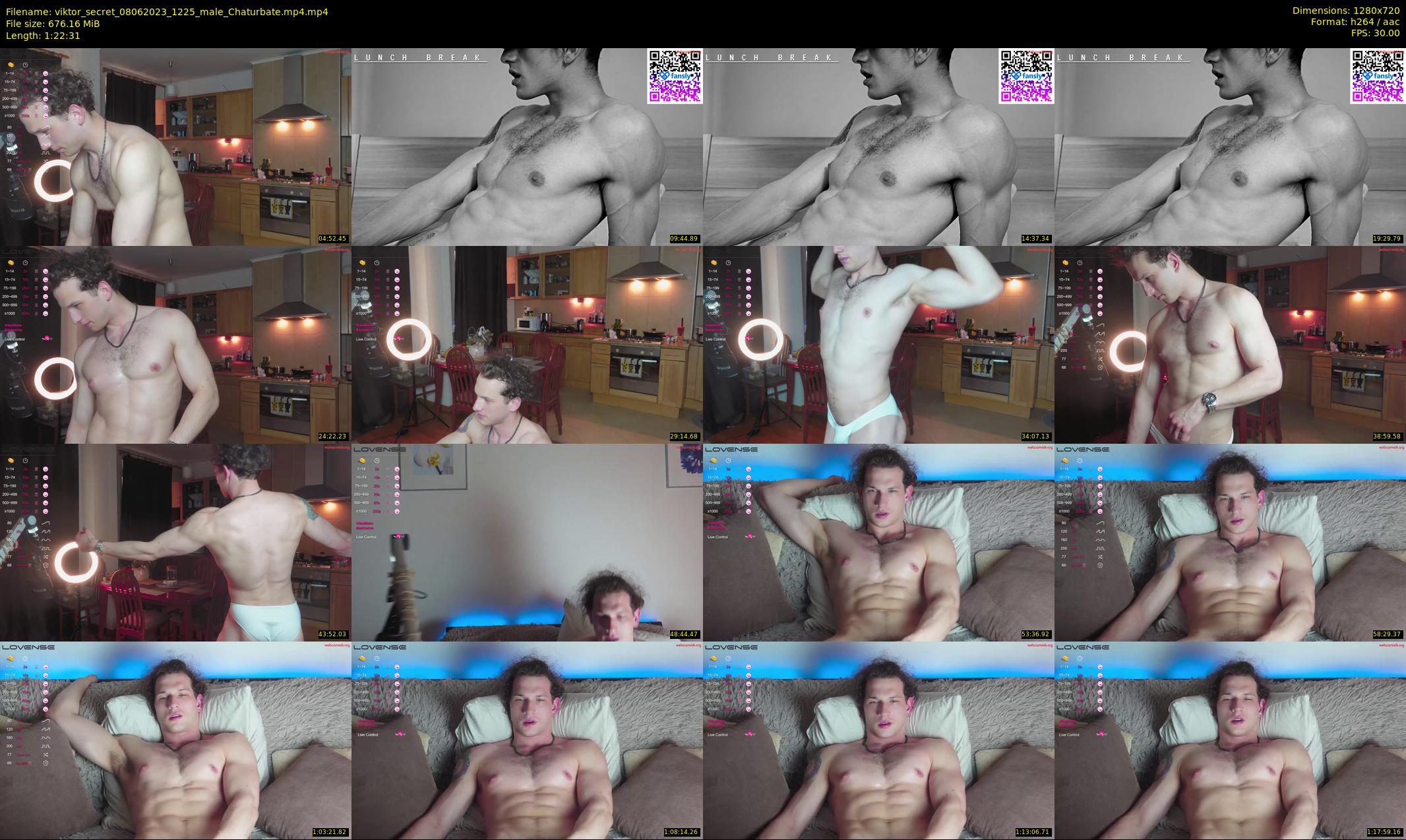 viktor_secret — 83 minute Chaturbate male cam show recording, 720p, Jun 8, 2023