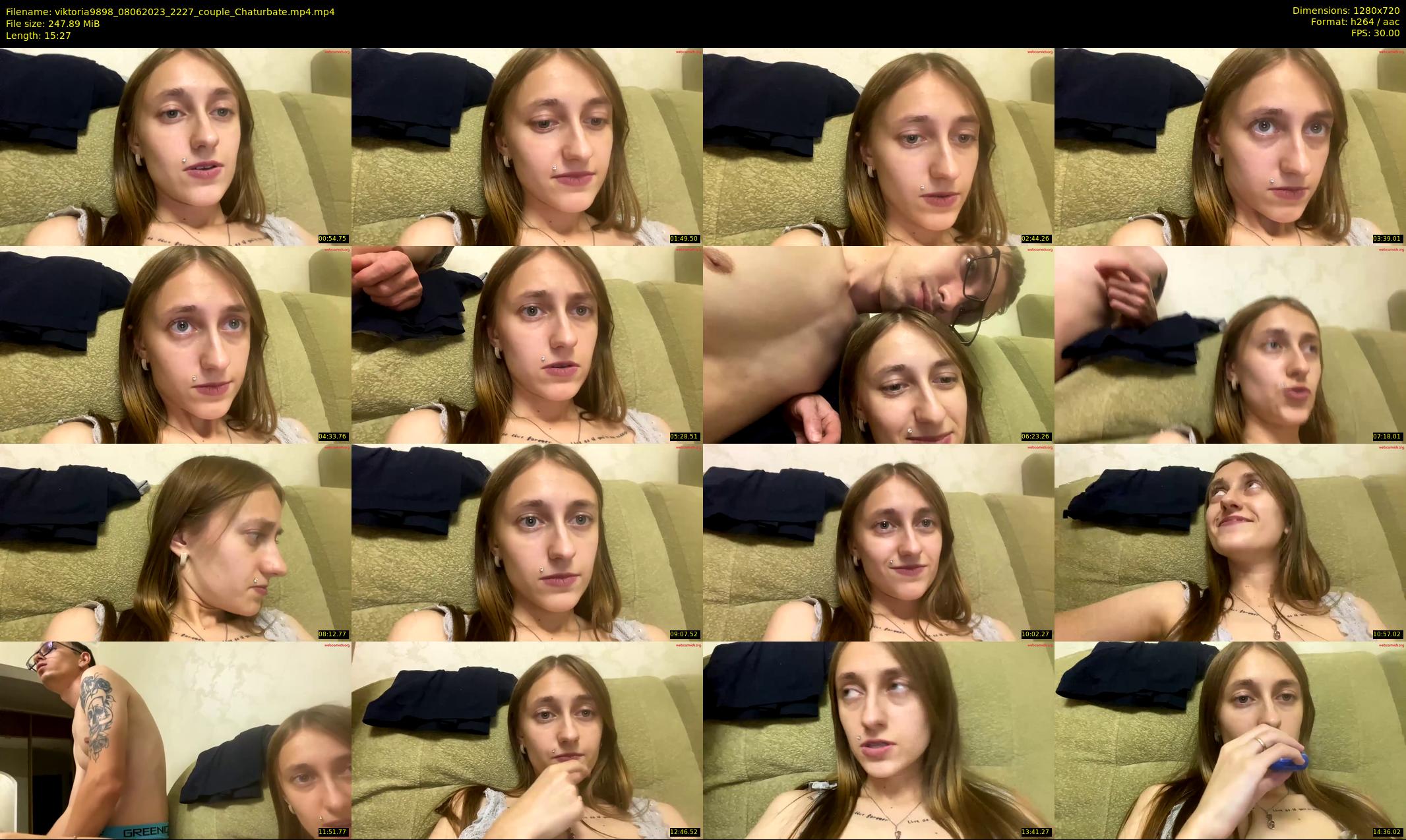 viktoria9898 — 16 minute Chaturbate couple cam show recording, 720p, Jun 8, 2023