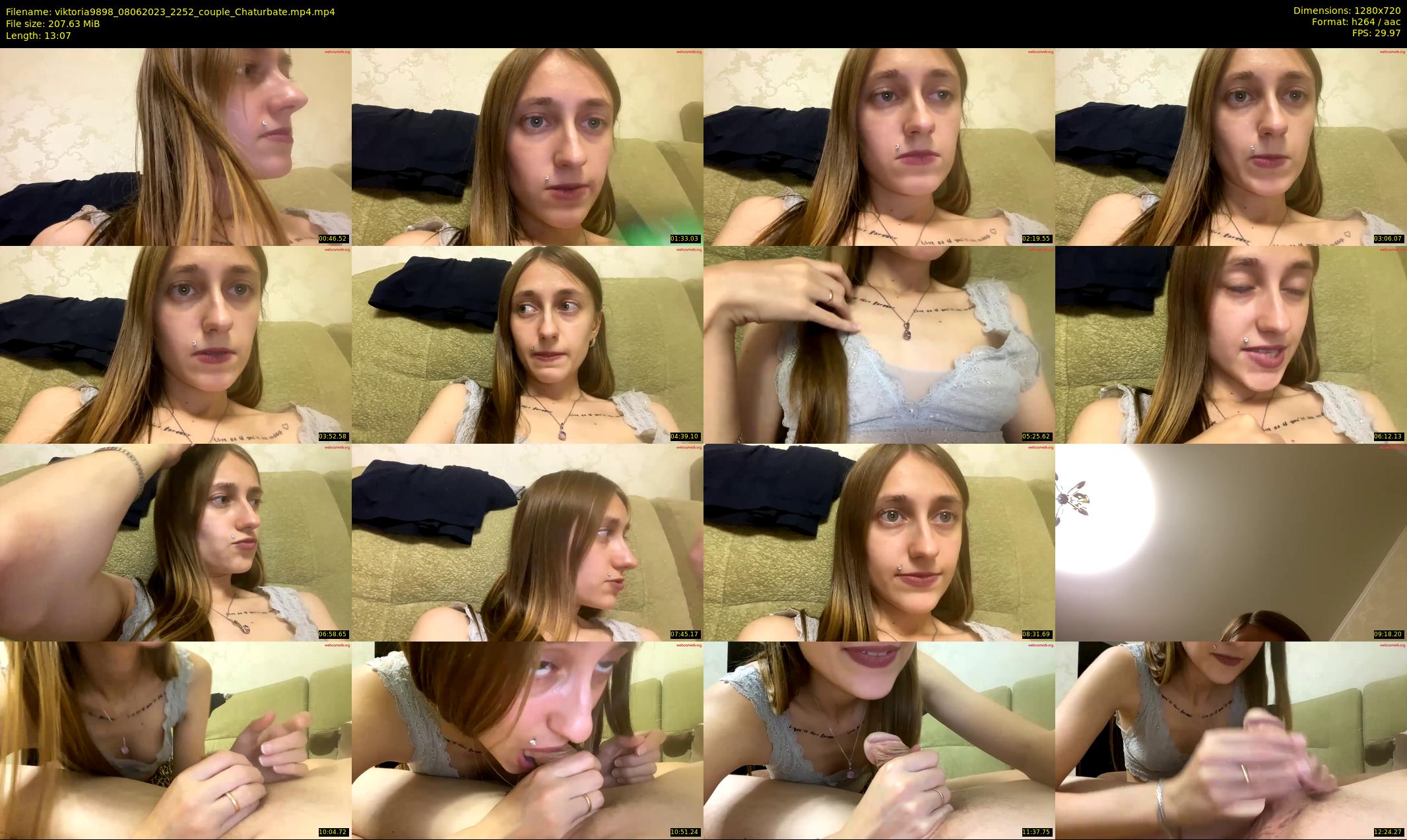 viktoria9898 — 14 minute Chaturbate couple cam show recording, 720p, Jun 8, 2023