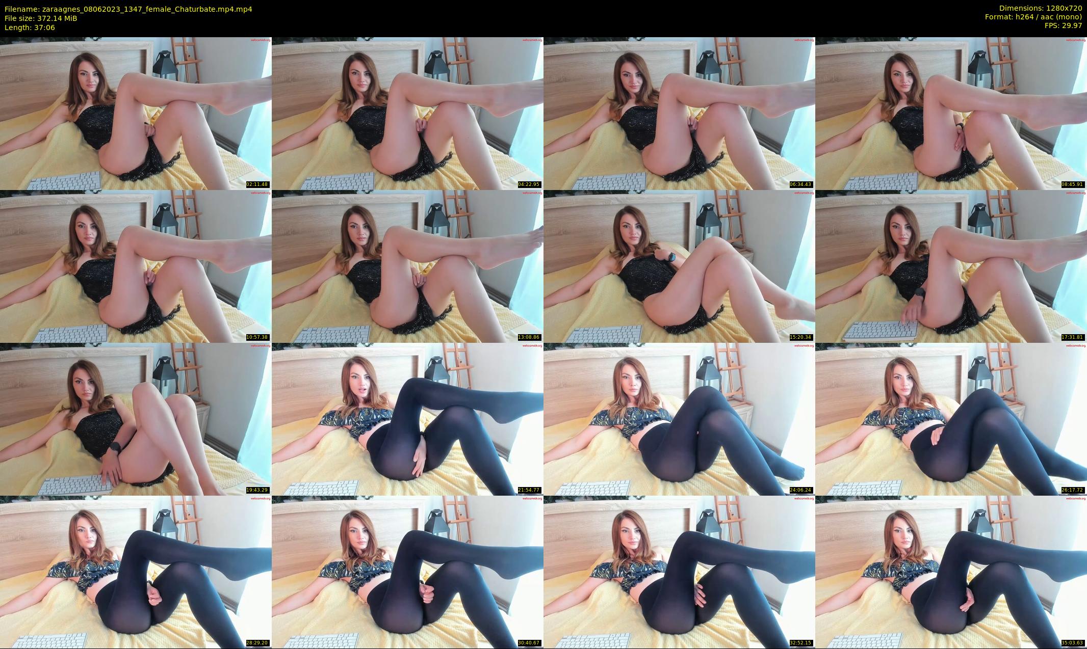 zaraagnes — 38 minute Chaturbate female cam show recording, 720p, Jun 8, 2023