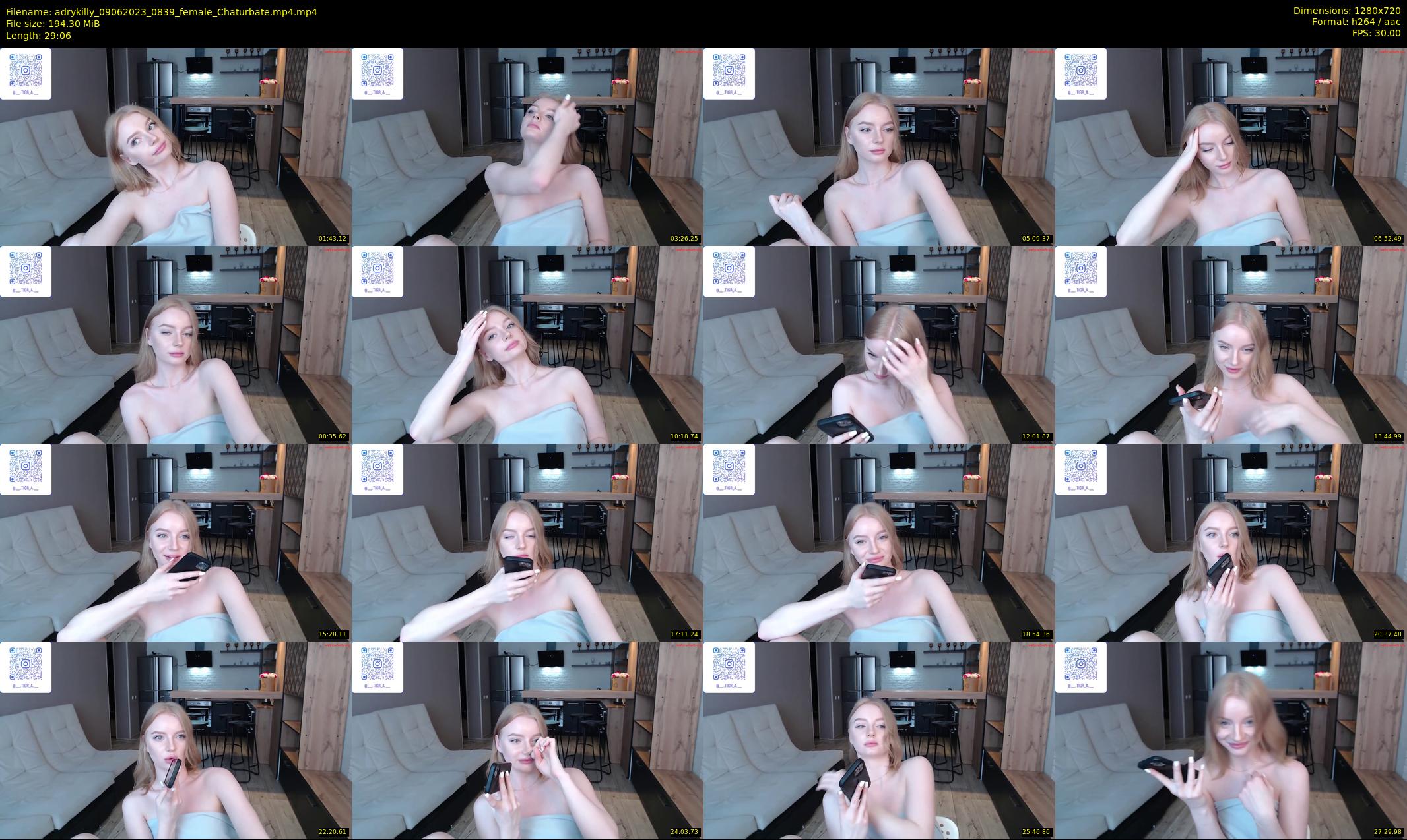 adrykilly — 30 minute Chaturbate female cam show recording, 720p, Jun 9, 2023