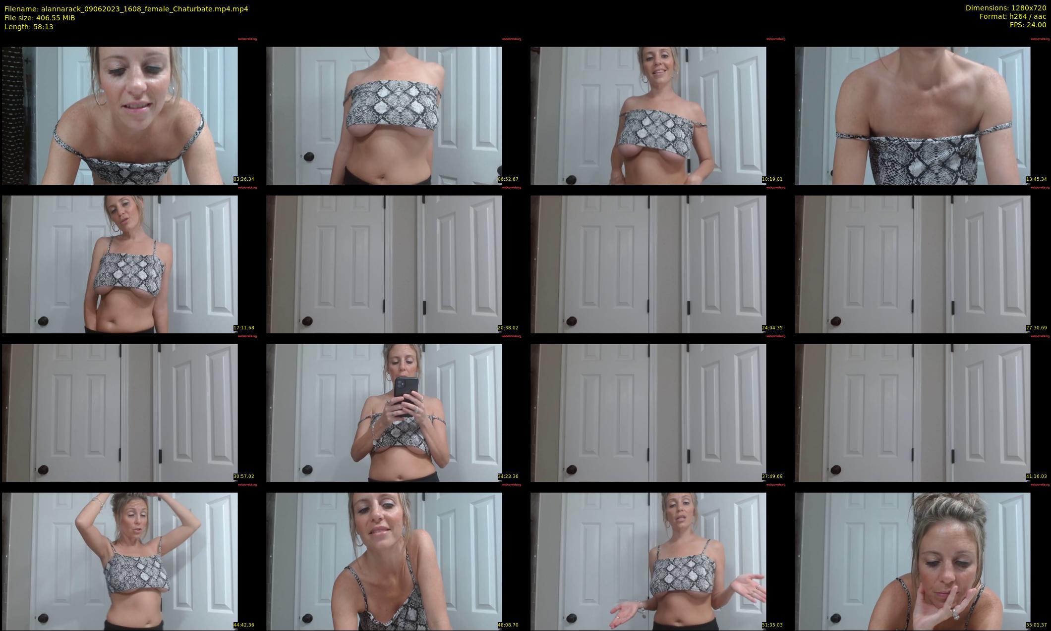 alannarack — 59 minute Chaturbate female cam show recording, 720p, Jun 9, 2023