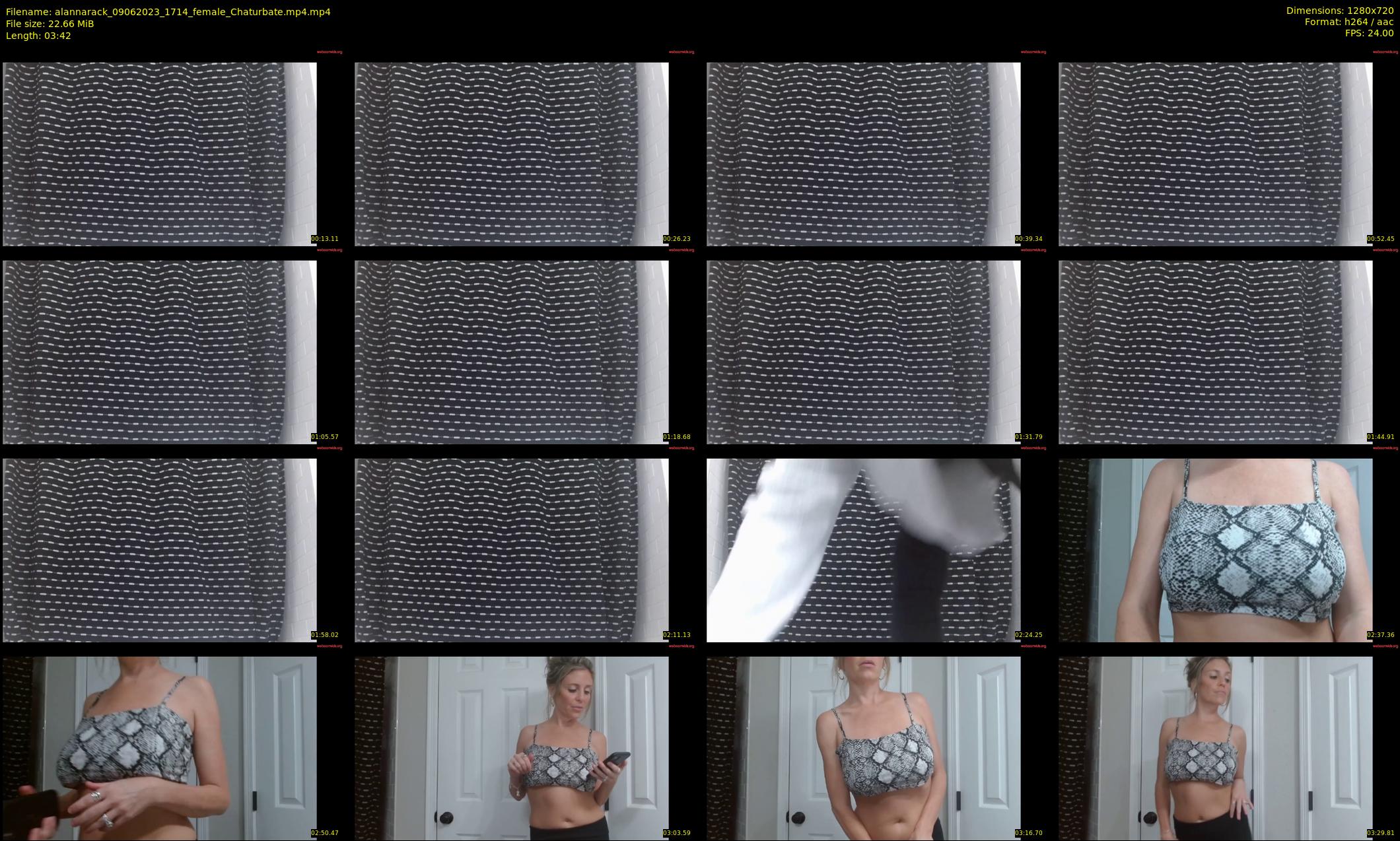 alannarack — 4 minute Chaturbate female cam show recording, 720p, Jun 9, 2023