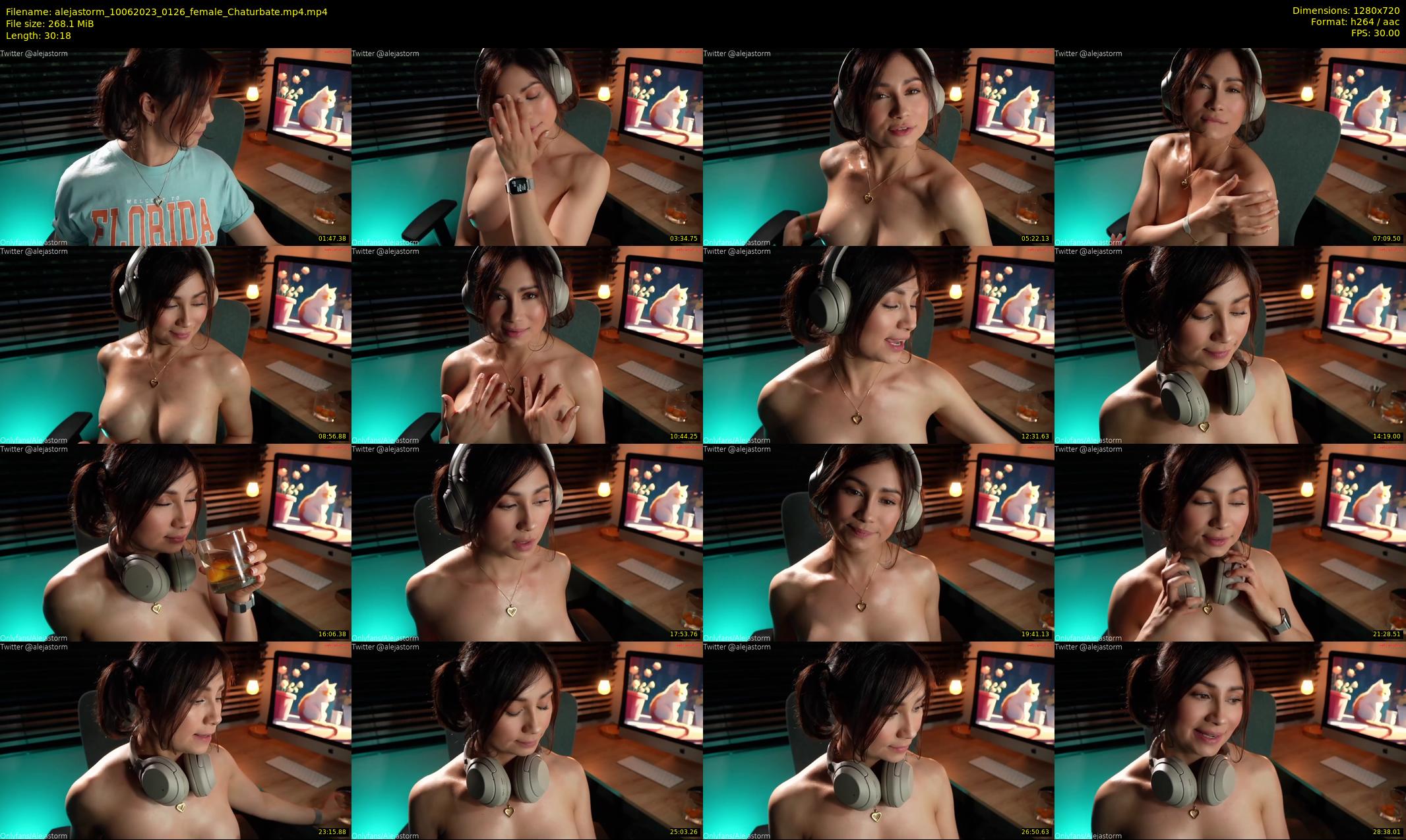 alejastorm — 31 minute Chaturbate female cam show recording, 720p, Jun 10, 2023