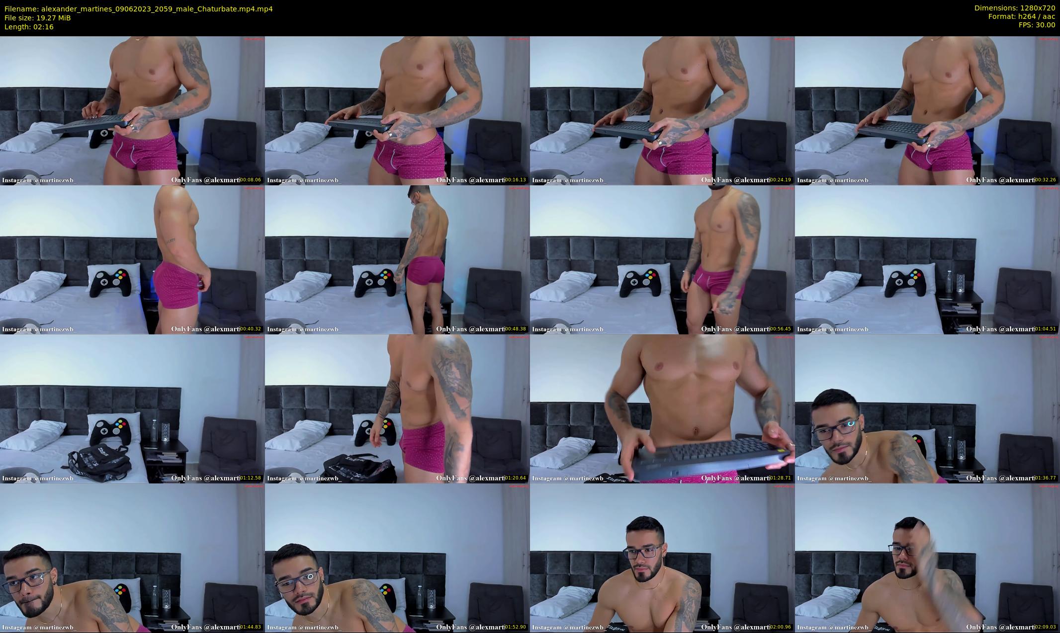 alexander_martines — 3 minute Chaturbate male cam show recording, 720p, Jun 9, 2023