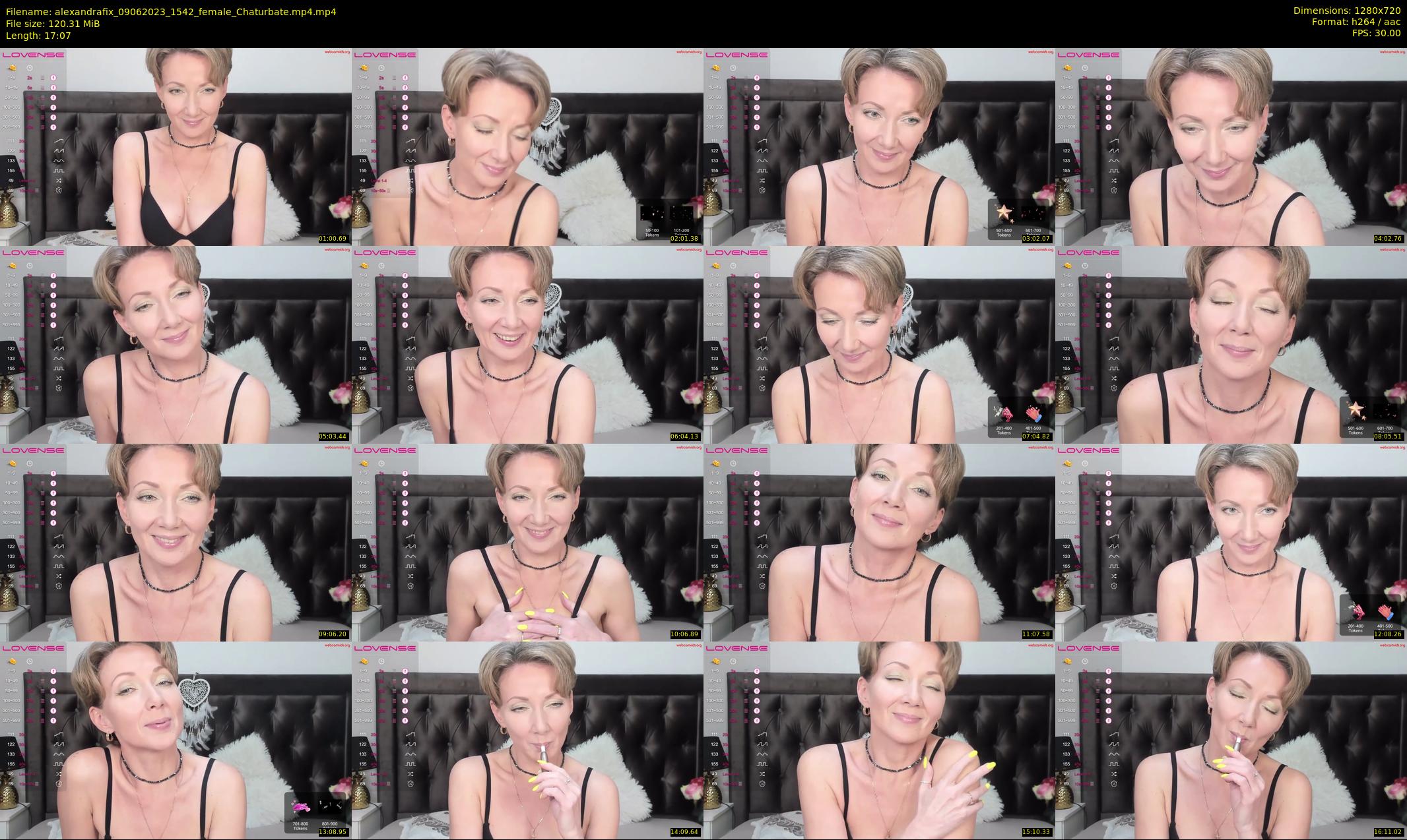 alexandrafix — 18 minute Chaturbate female cam show recording, 720p, Jun 9, 2023
