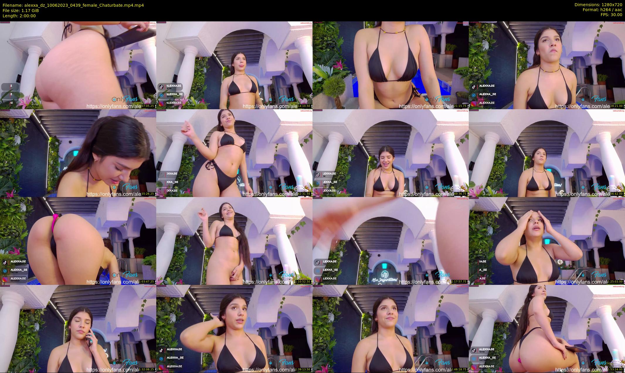 alexxa_dz — 120 minute Chaturbate female cam show recording, 720p, Jun 10, 2023