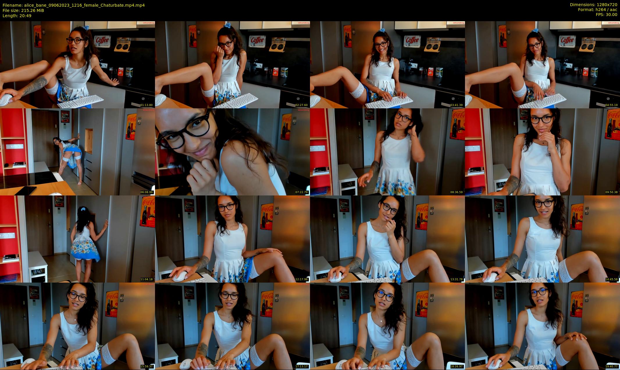 alice_bane — 21 minute Chaturbate female cam show recording, 720p, Jun 9, 2023