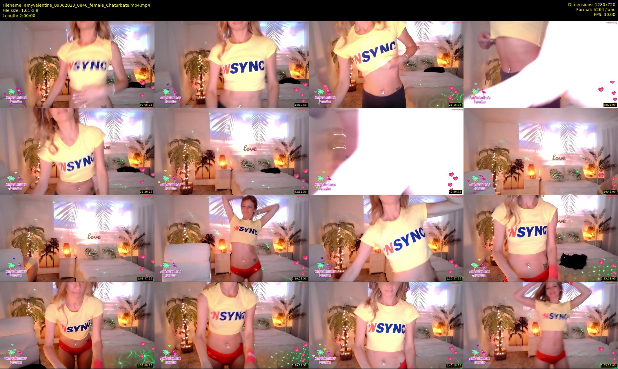 amyvalentine — 120 minute Chaturbate female cam show recording, 720p, Jun 9, 2023