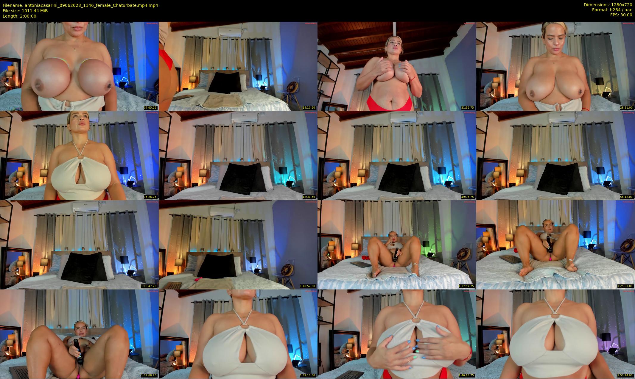antoniacasarini — 120 minute Chaturbate female cam show recording, 720p, Jun 9, 2023